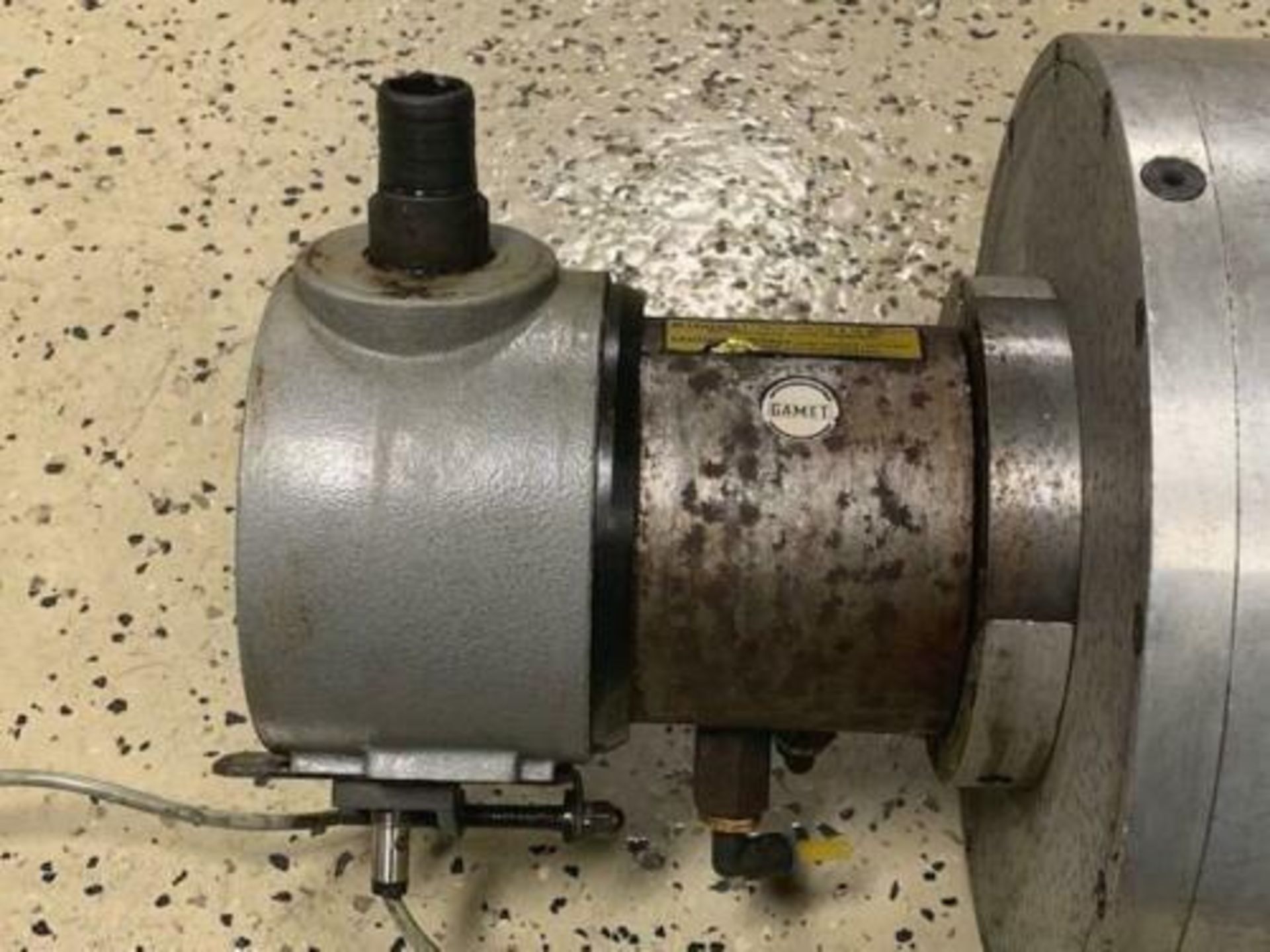 Gamet Hydraulic Chuck Actuator off Clausing Colchester CNC 100, 60mm Dia Tube OD - Image 2 of 5