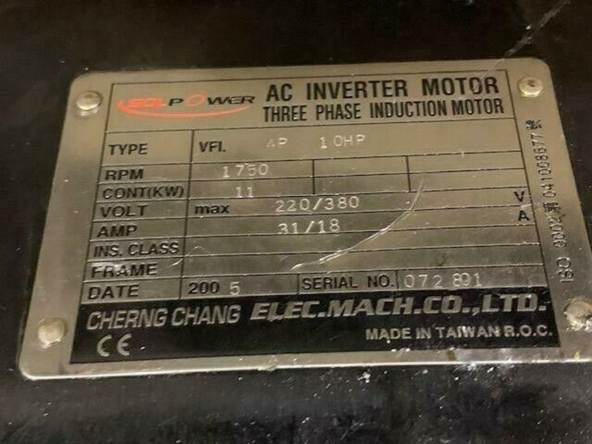 Solpower AC Inverter Motor - Image 5 of 5