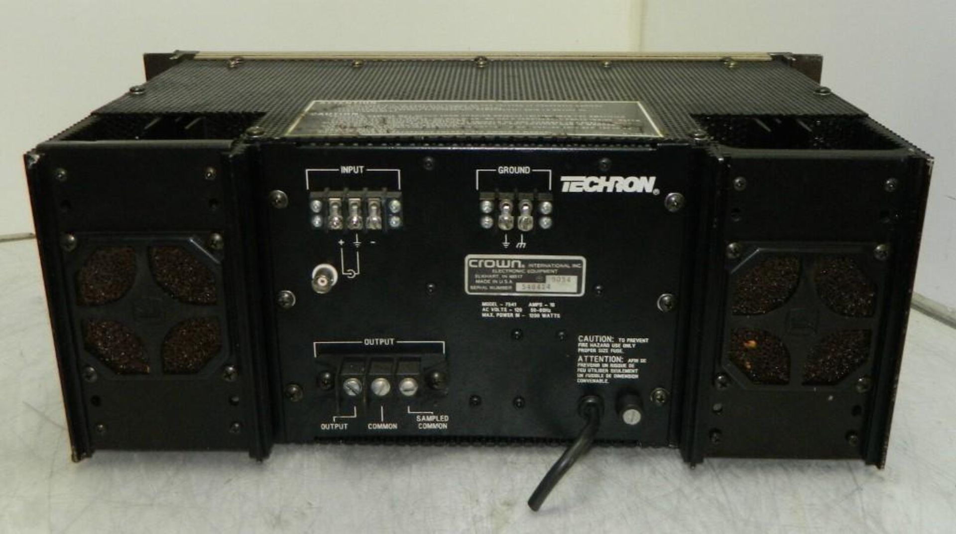 Lot of (4) Techtron 7541 Power Supply Amplifier - Image 4 of 8