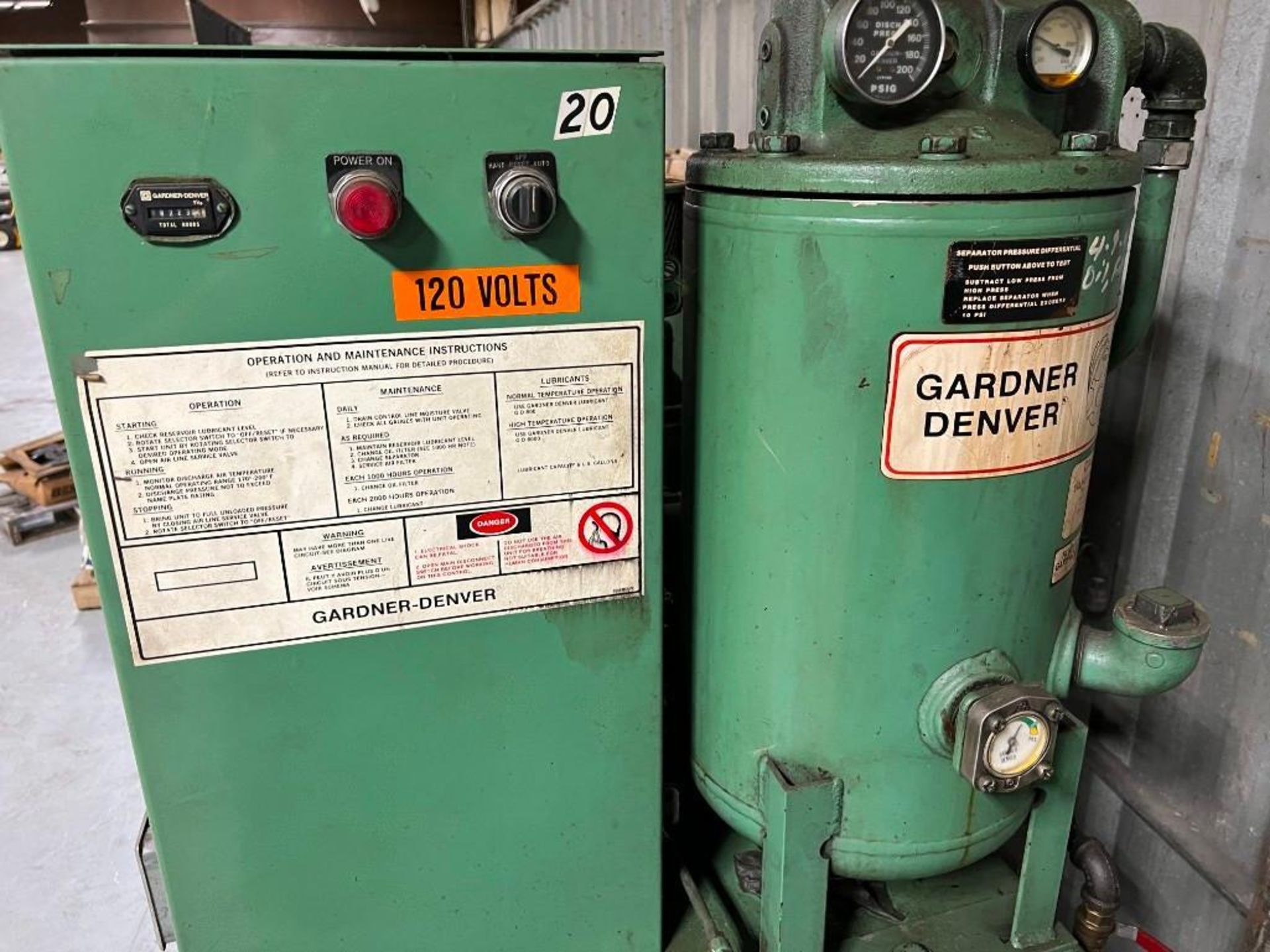 Gardner Denver Air Compressor - Image 3 of 5