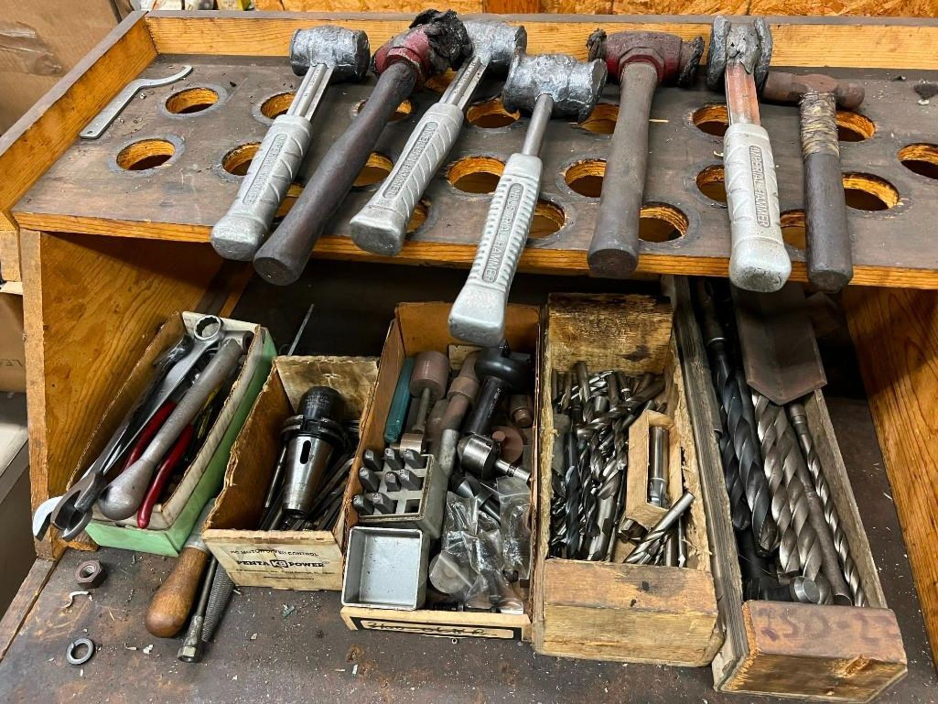 Lot of Misc Drill Bits, Hammers, Allens, Etc