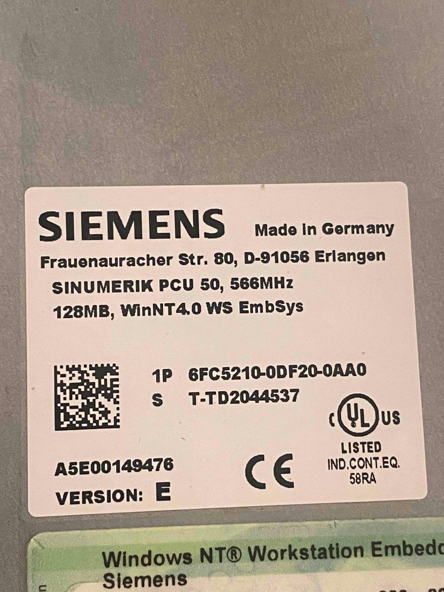 Siemens Sinumerik - Image 4 of 4