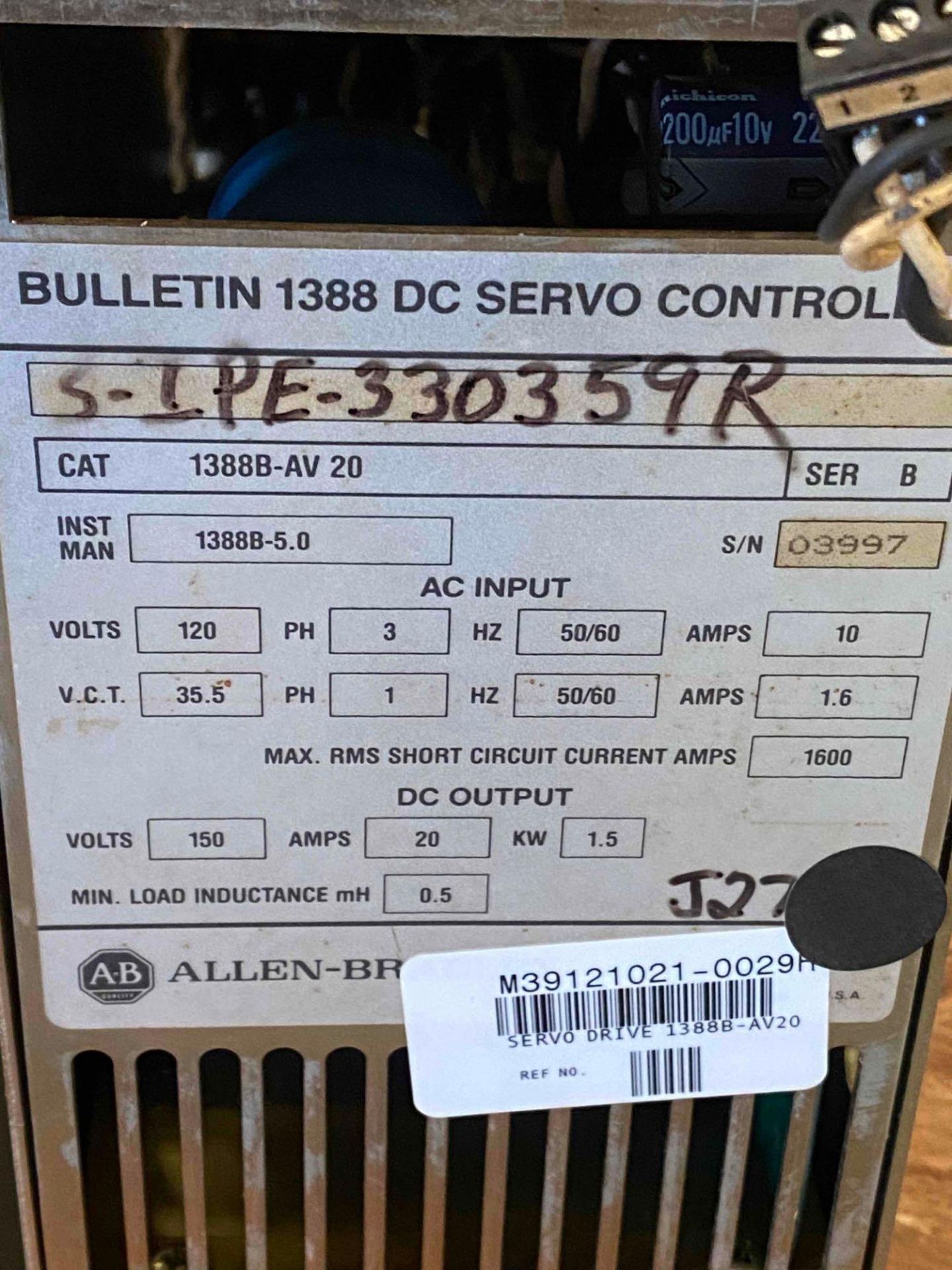 Allen Bradley Series B Drive - Image 3 of 3