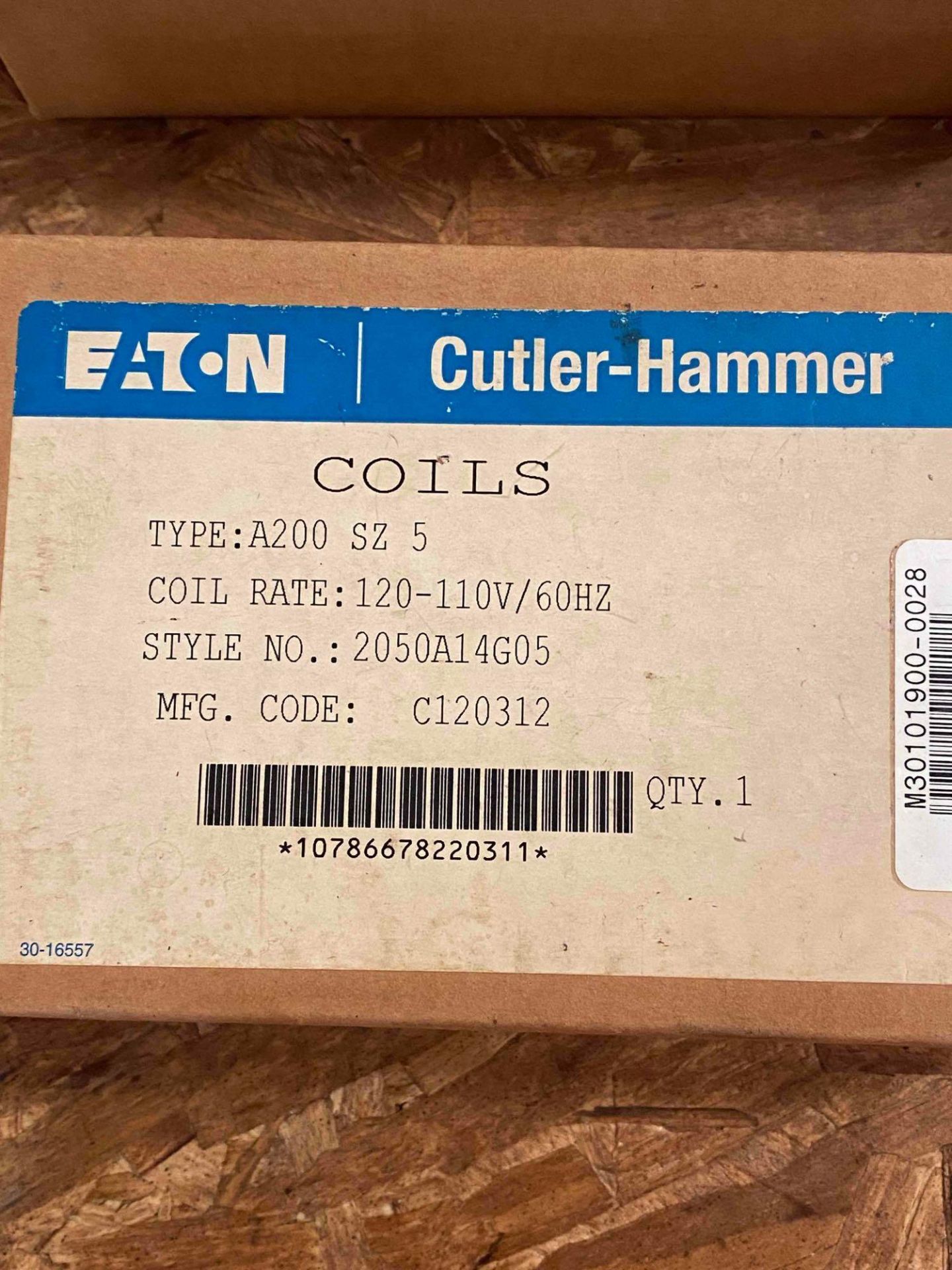 LOT OF (3) Eaton Cutler Hammer A200 Size 5 Coils - Image 2 of 3