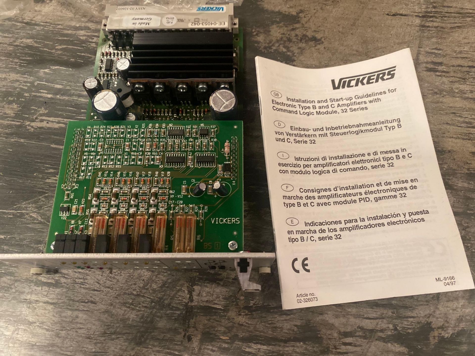 VICKERS AMPLIFIER CARD - Image 3 of 3