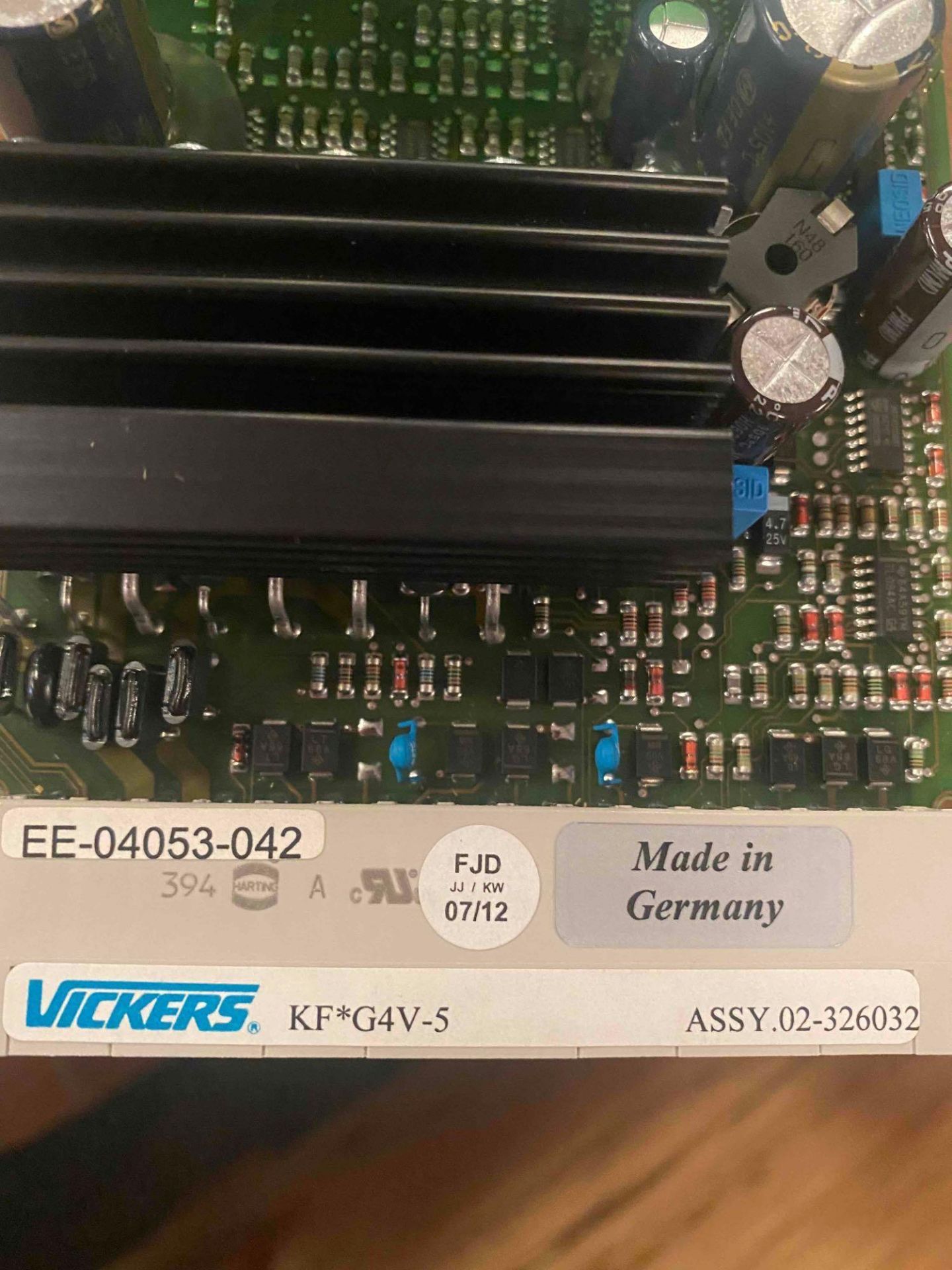 VICKERS AMPLIFIER CARD - Image 2 of 3