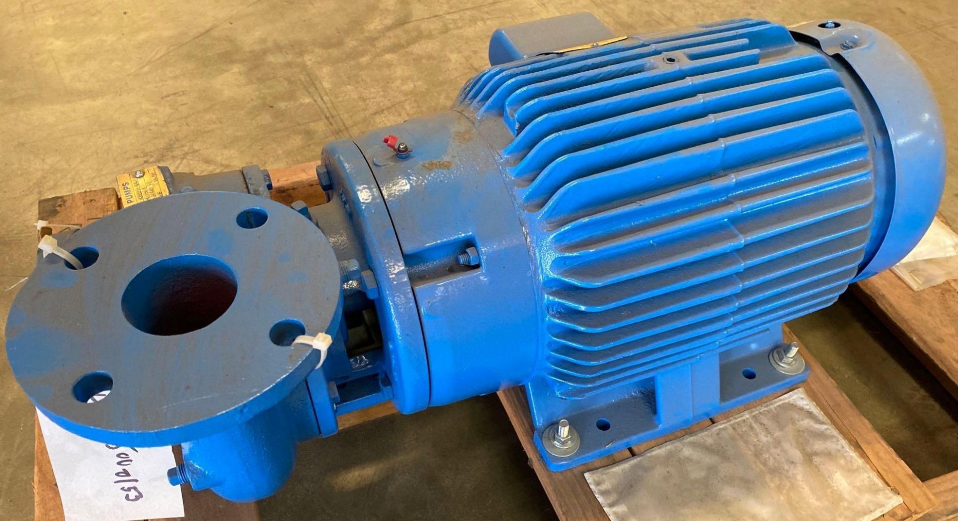 NEW 20 HP Baldor AC Motor w/ Paco Pump Unit - Image 2 of 6