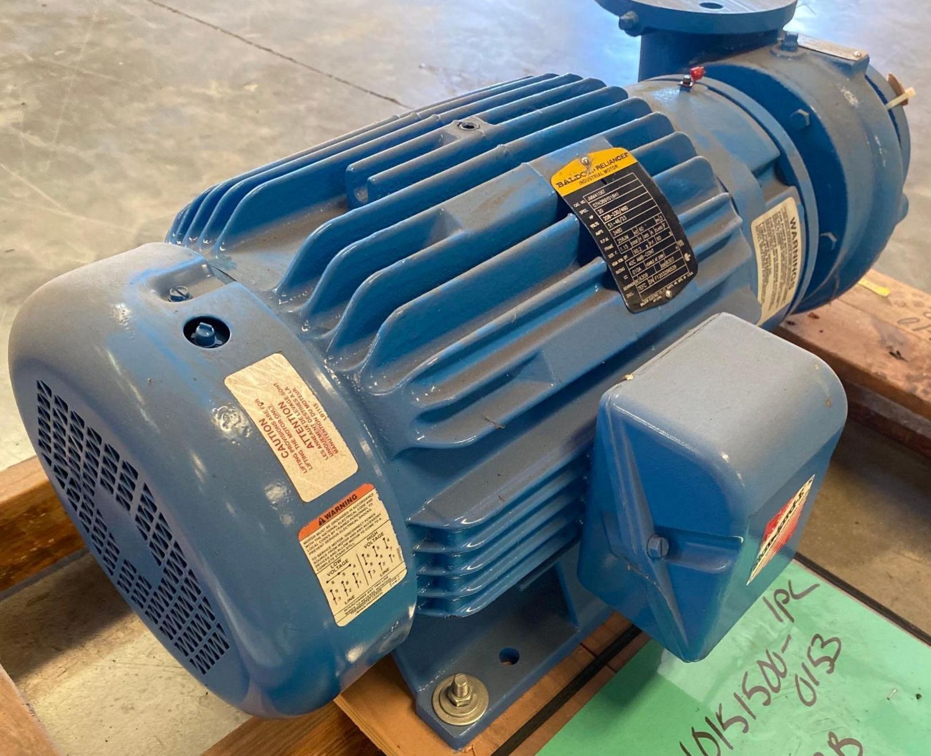 NEW 20 HP Baldor AC Motor w/ Paco Pump Unit - Image 6 of 6