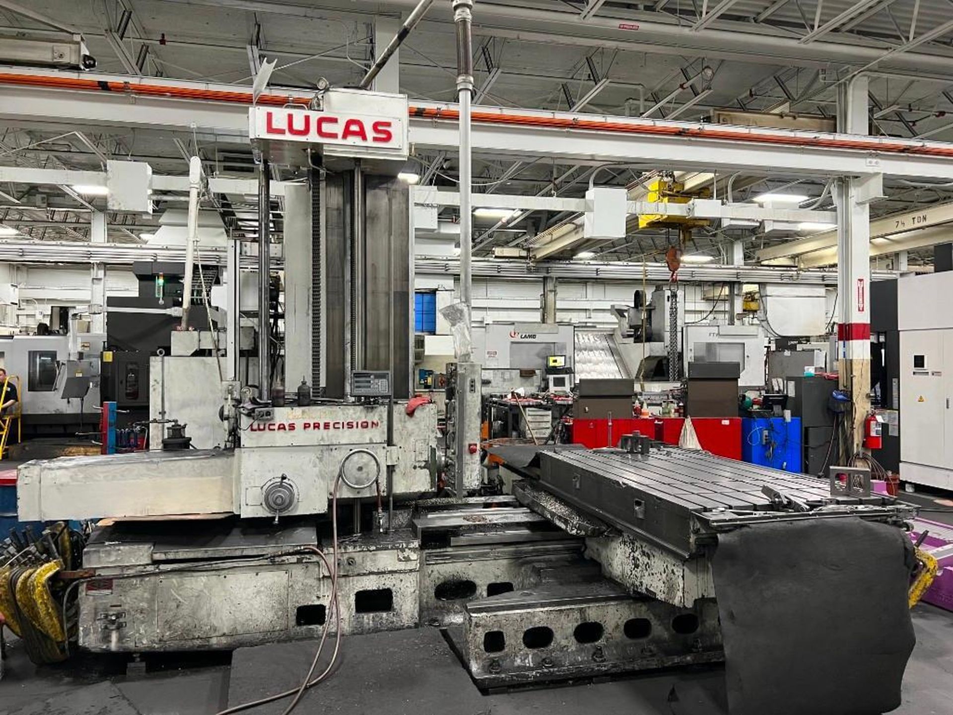 5" Lucas Horizontal Boring Mill #542B