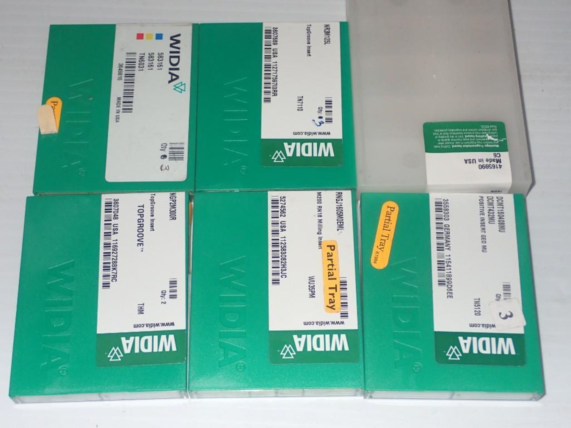 Lot of Widia Carbide Inserts - Image 12 of 12