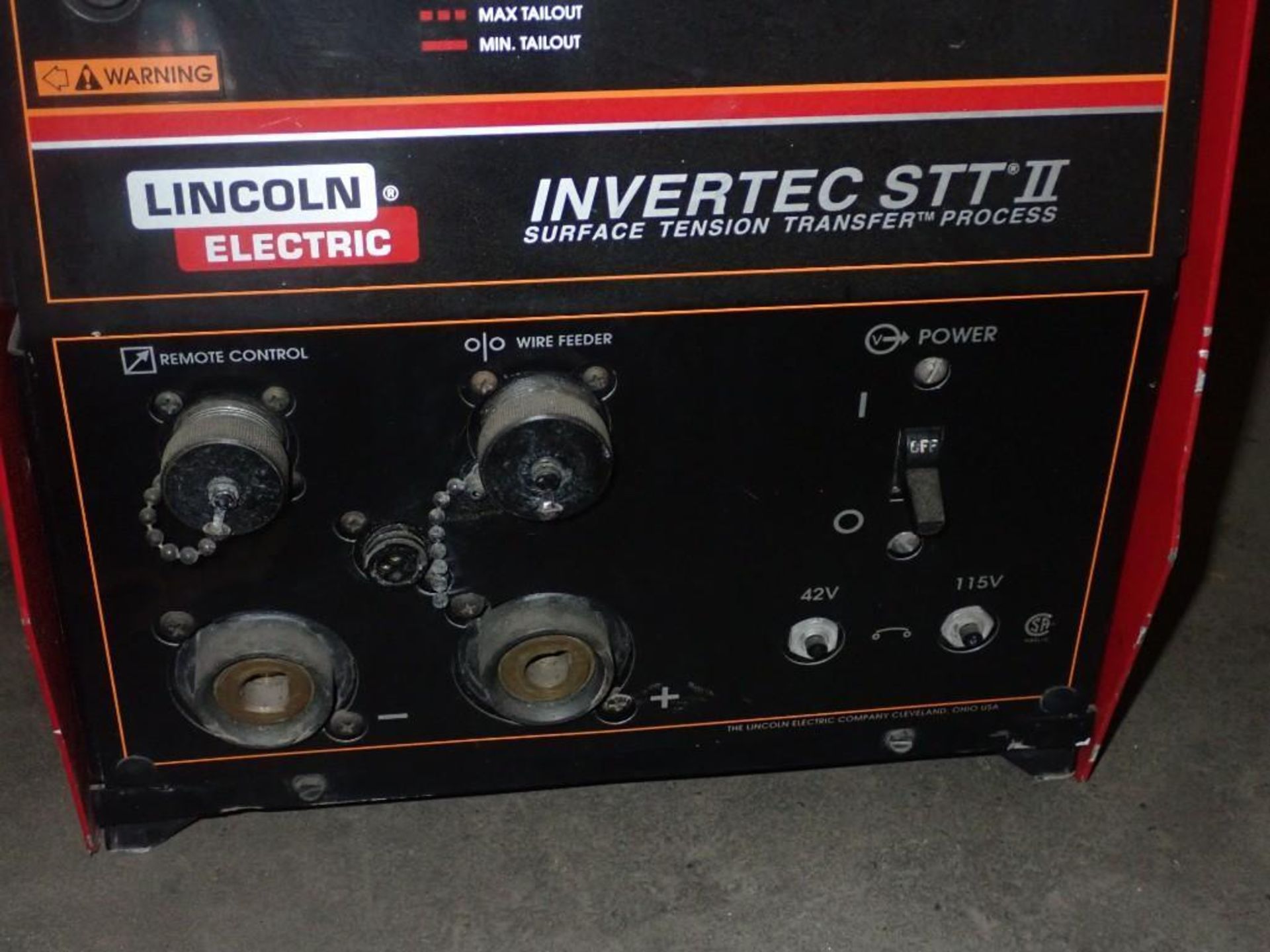 Lincoln Invertec STT II Welder - Image 5 of 8