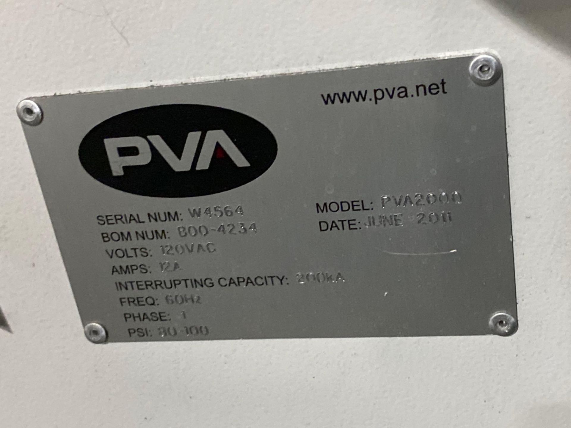 PVA Conformal Coat System, # PVA2000 - Image 7 of 7