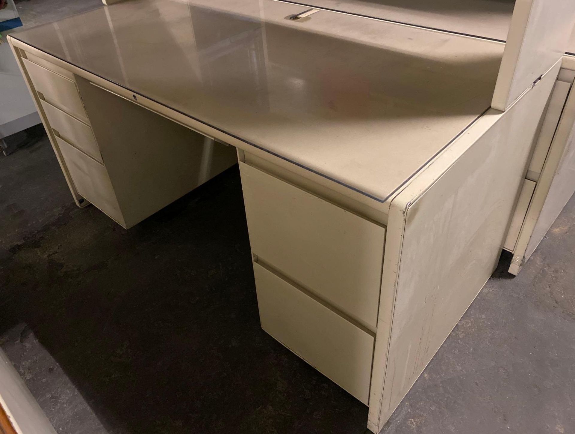 30” x 60” desk w/ upper Shelf - Image 2 of 5