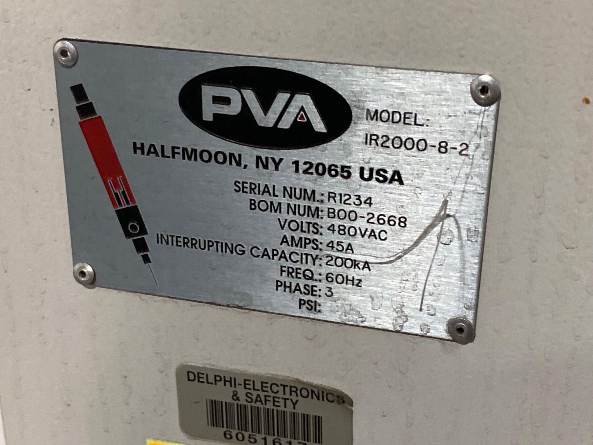 PVA # IR2000-8-2 Coating Cure Oven - Image 2 of 7