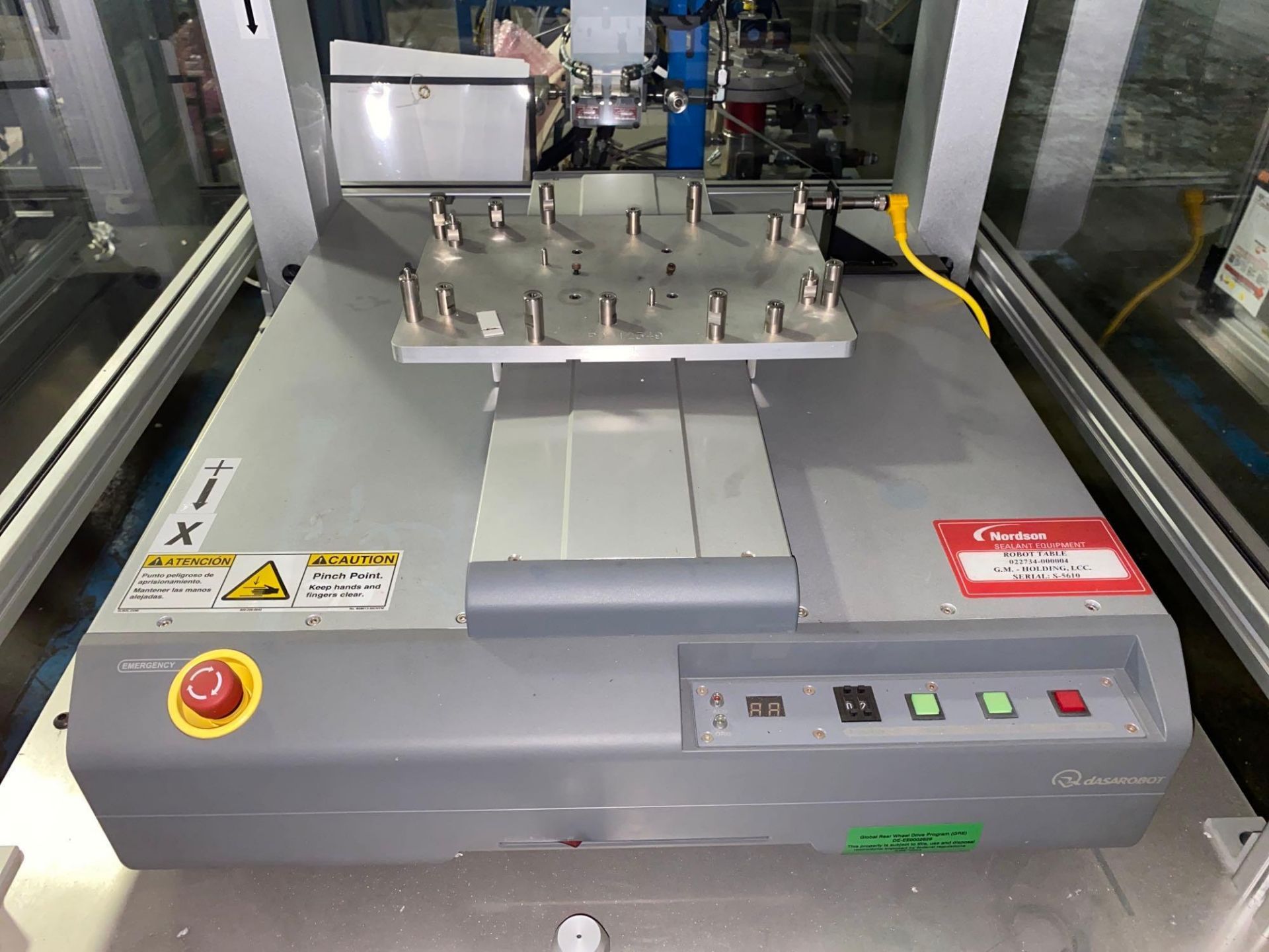 Nordson Sealant Dispensing Machine w/ Nordson Robot Table - Image 5 of 11