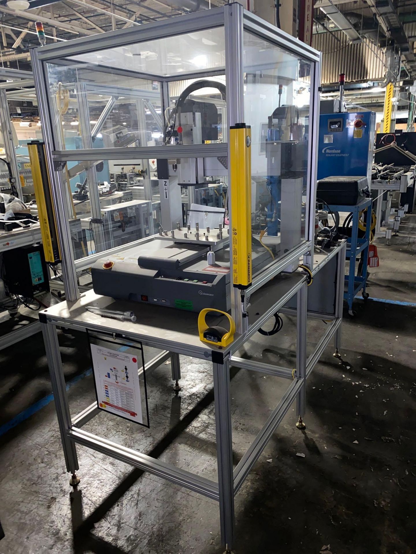 Nordson Sealant Dispensing Machine w/ Nordson Robot Table