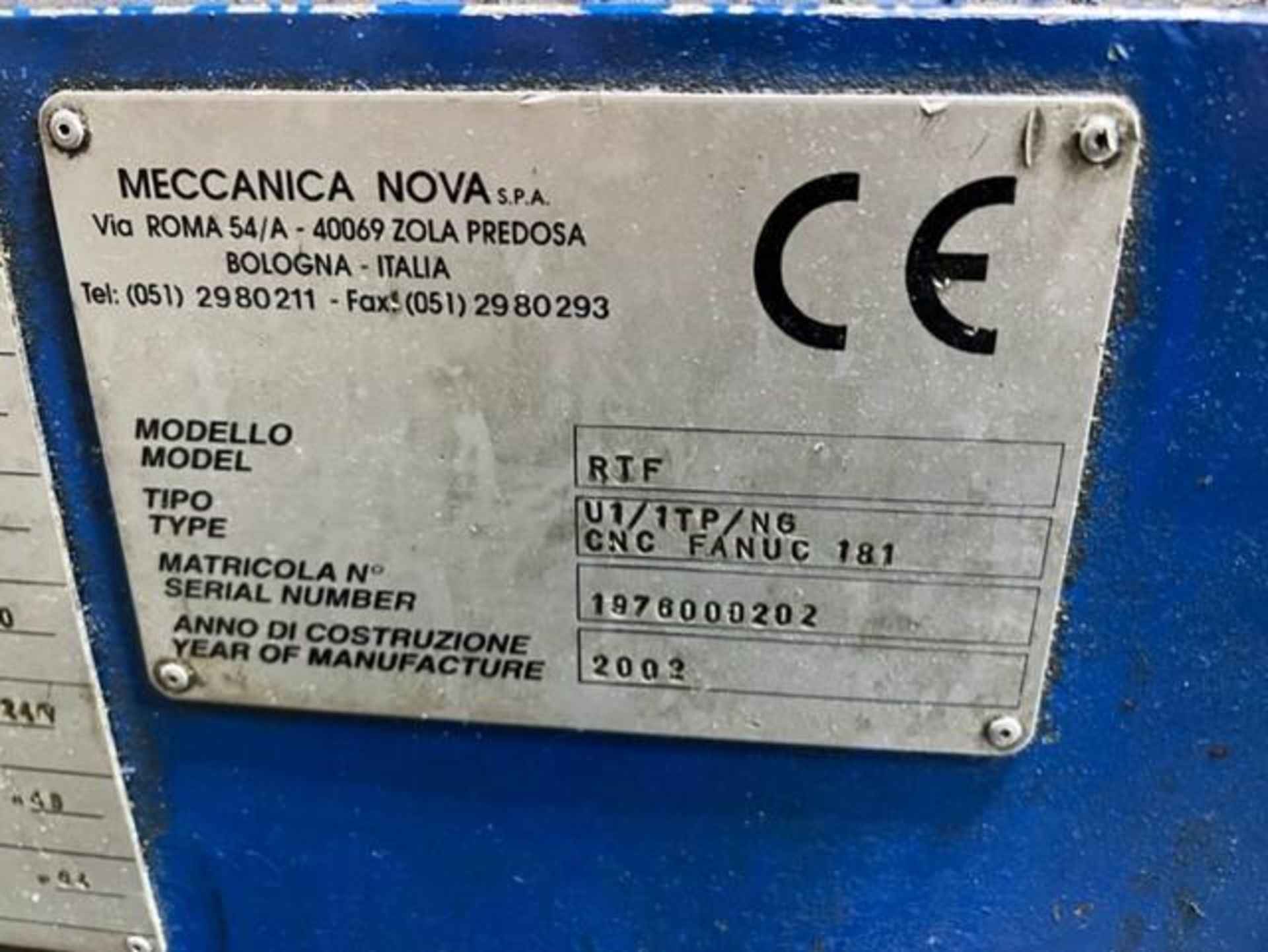 Meccanica Nova Novamatic #RTF U1/1TP/NG CNC Grinder - Image 14 of 14