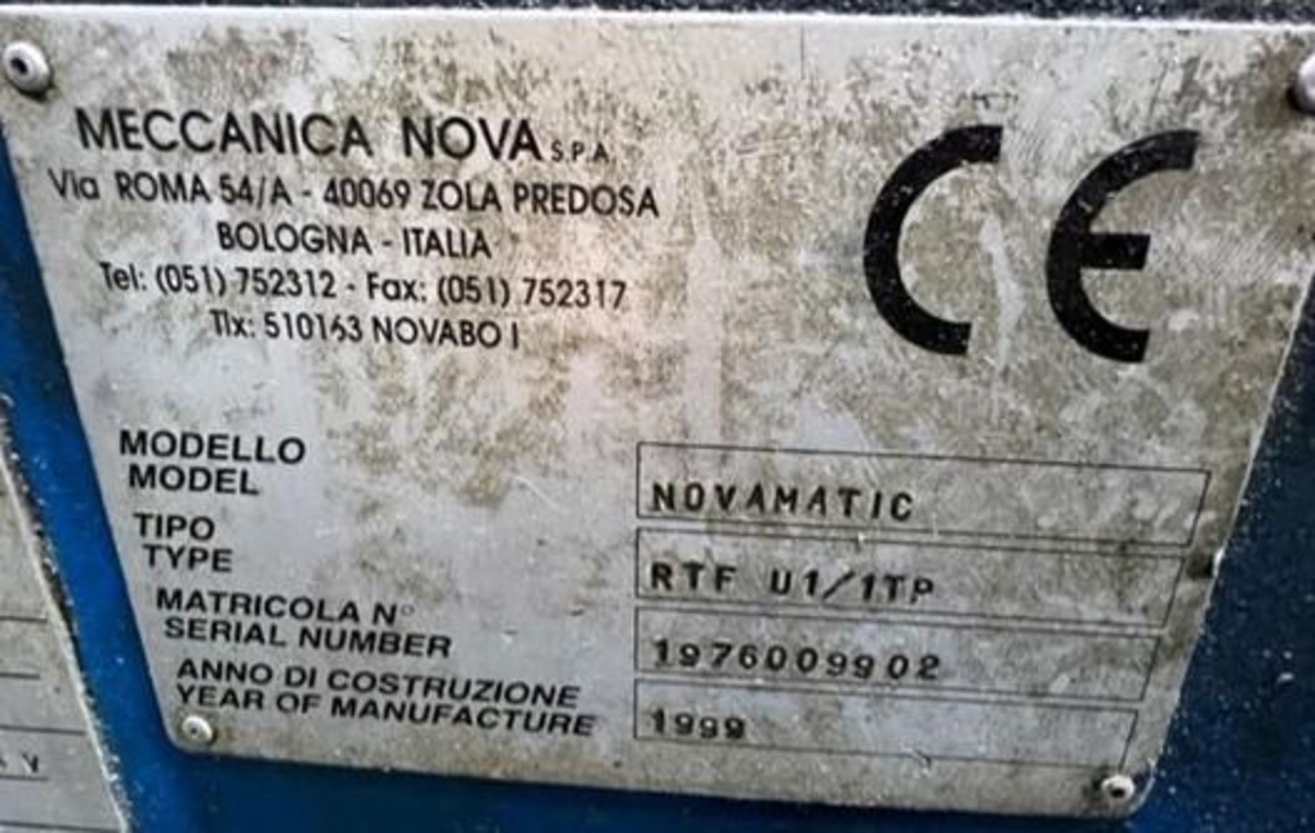 Meccanica Nova Novamatic #RTF U1/1TP CNC Grinder - Image 9 of 9