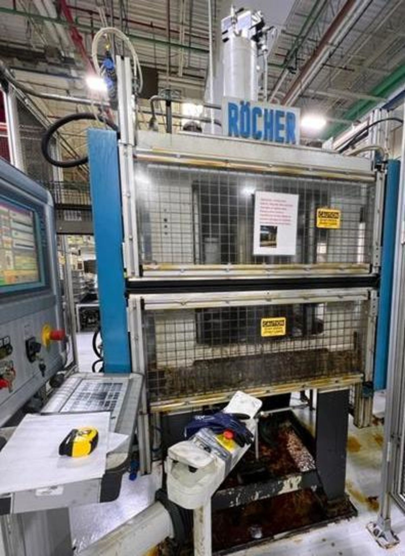 Rocher Spline Draw 4 Post Hydraulic Press, Mfg'd 2014