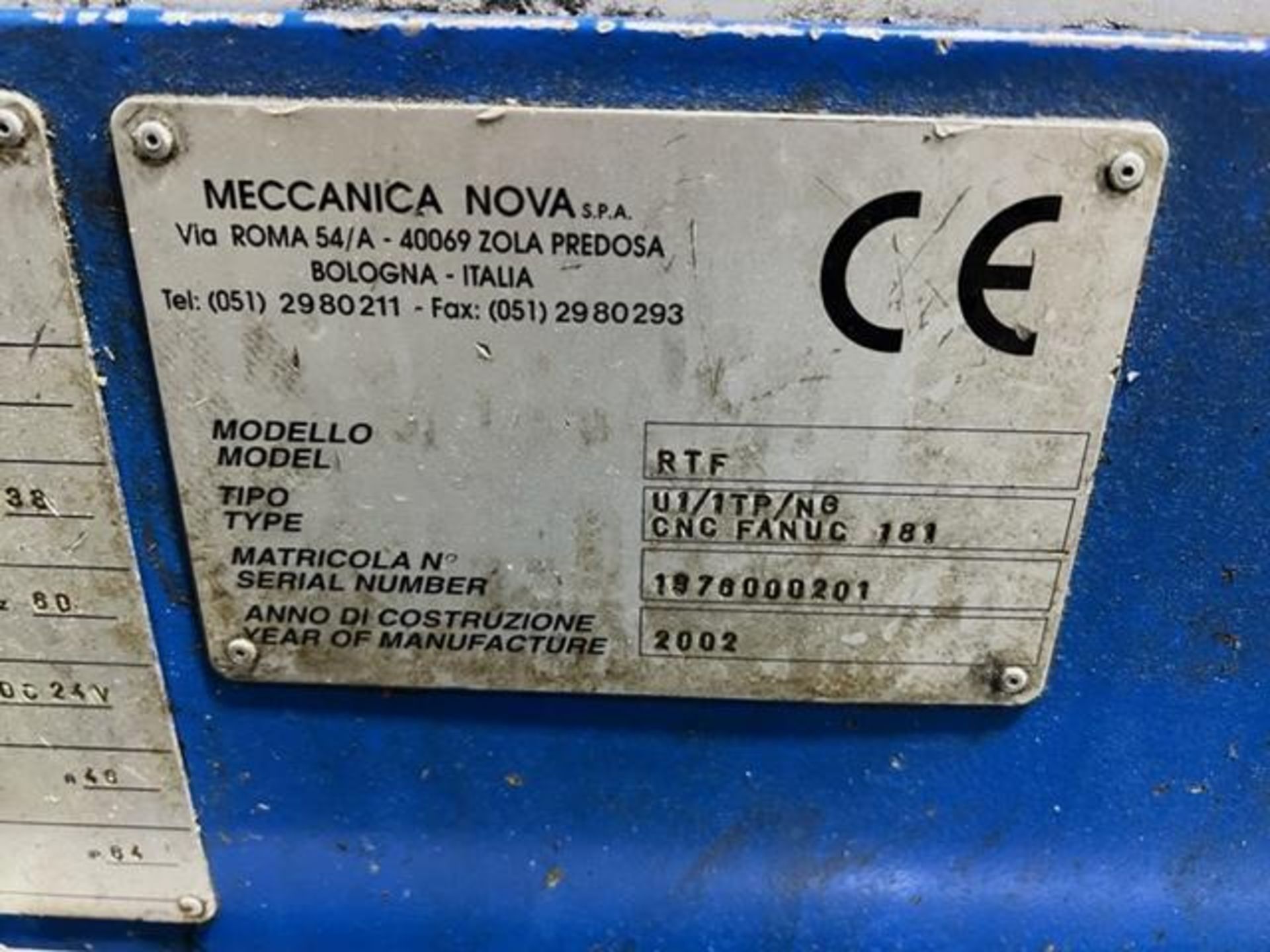 Meccanica Nova Novamatic # RTF U1/1TP/NG CNC Grinder - Image 4 of 11