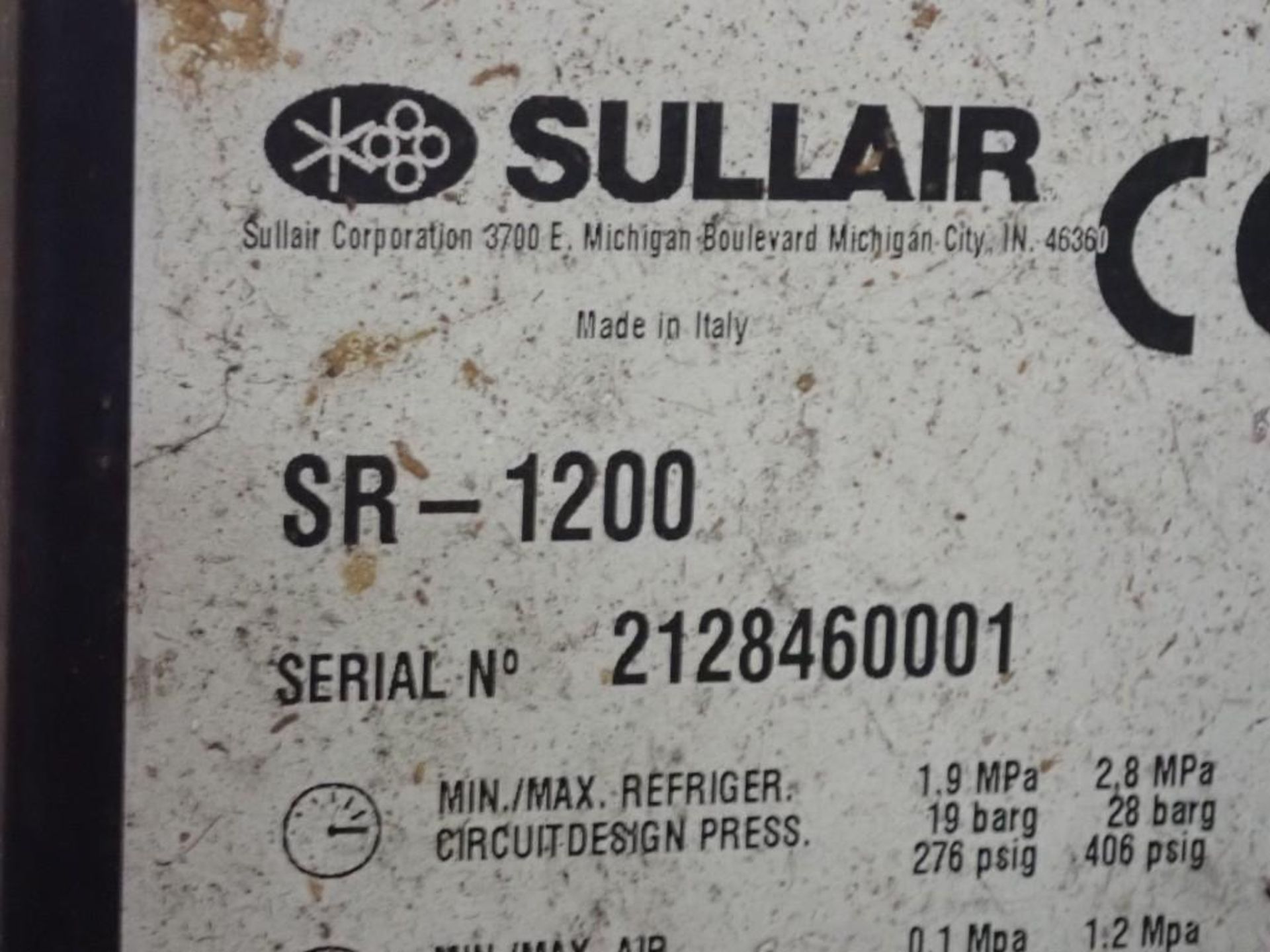 Sullair #SR-1200 Air Dryer - Image 6 of 6