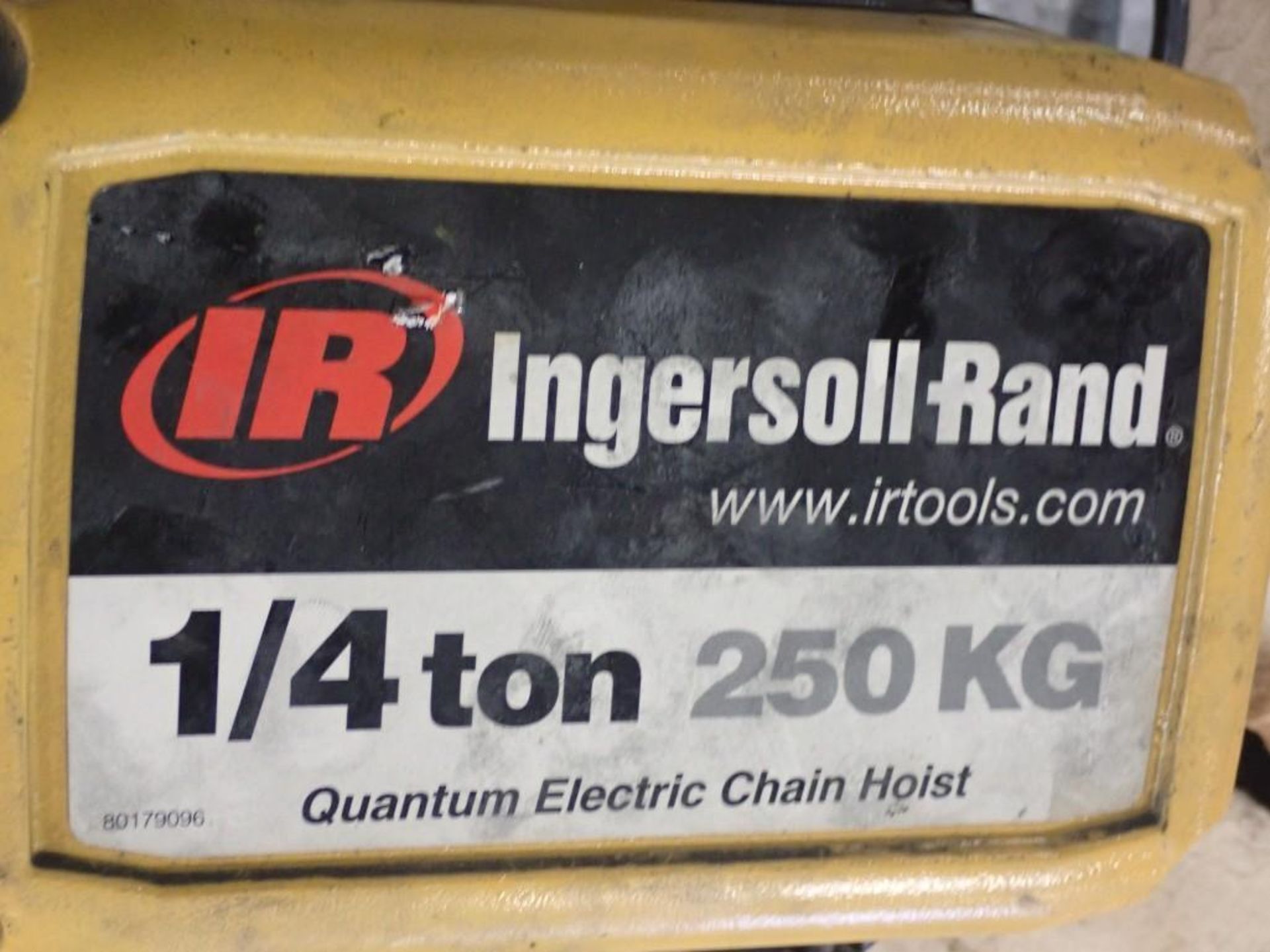 1/4 Ton Ingersoll Rand Hoist - Image 4 of 6