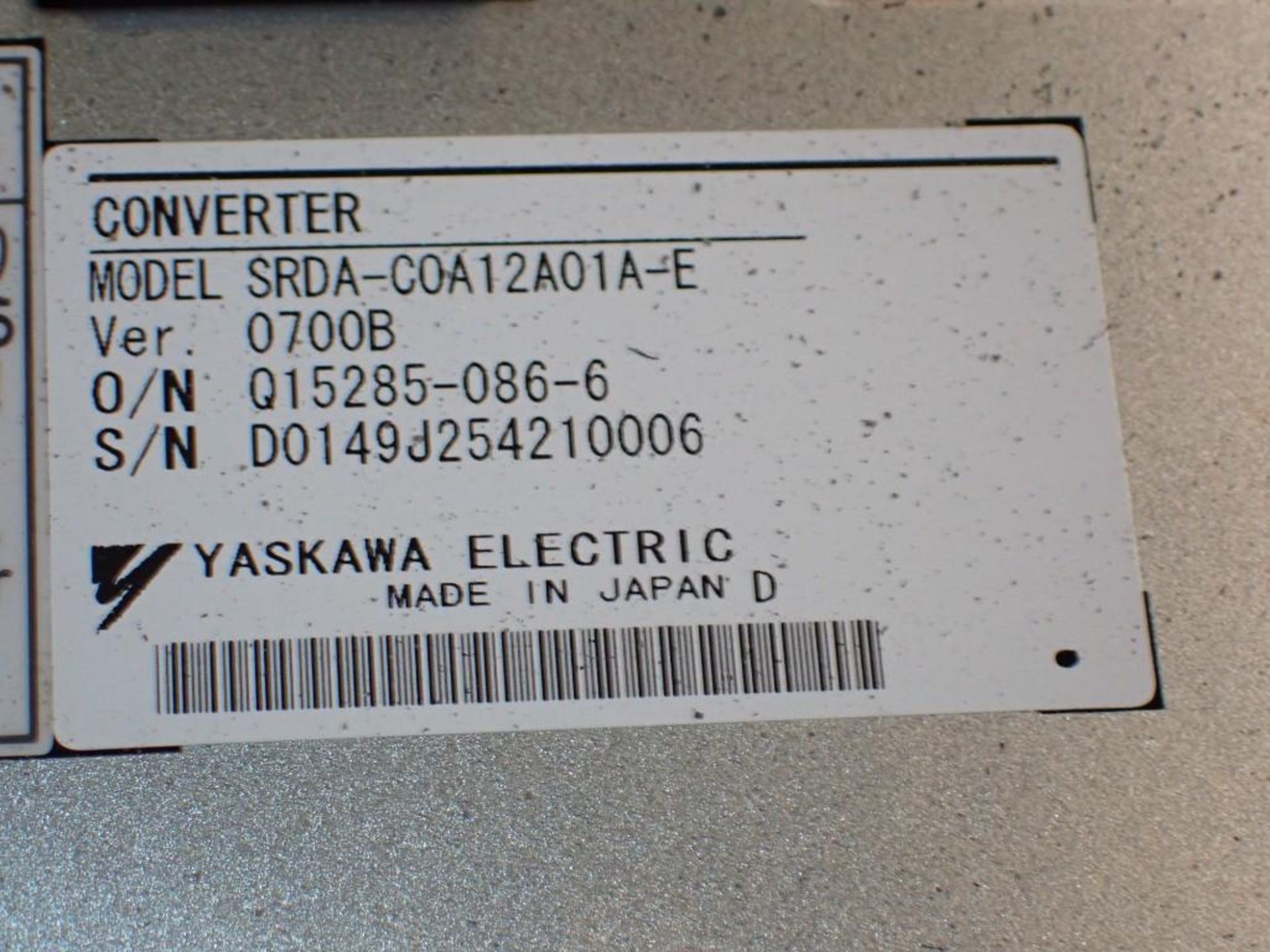 Yaskawa Servopack #SRDA-MH20 - Image 8 of 8