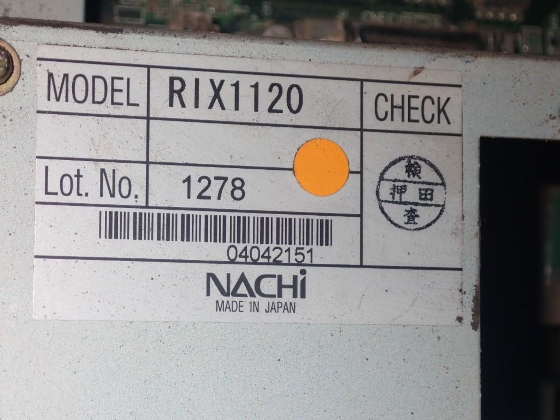 Lot of (4) Nachi #RIX1120 Drives - Image 3 of 3