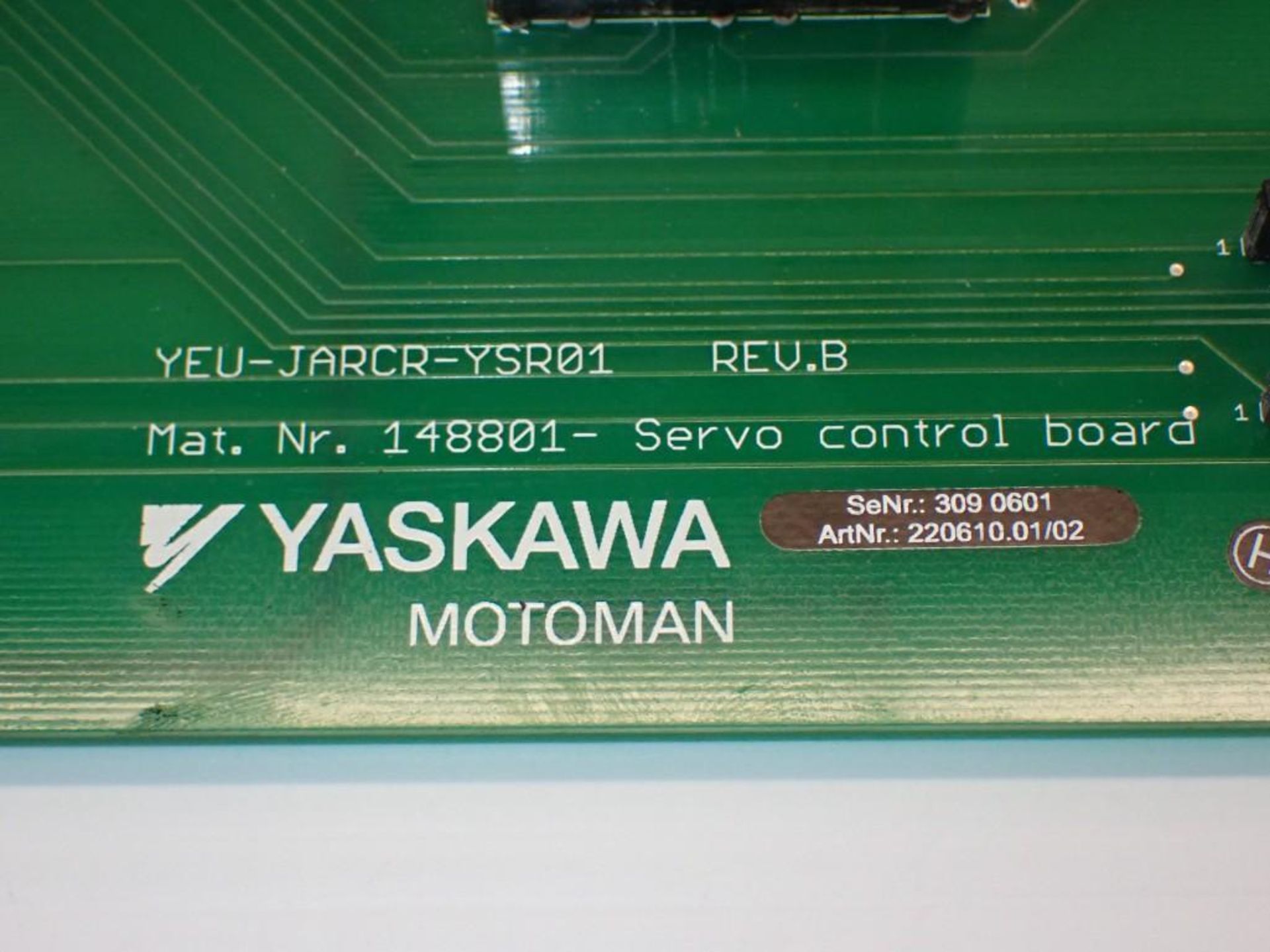 Yaskawa Servo Control Board #JARCR-YSR01 - Image 5 of 5