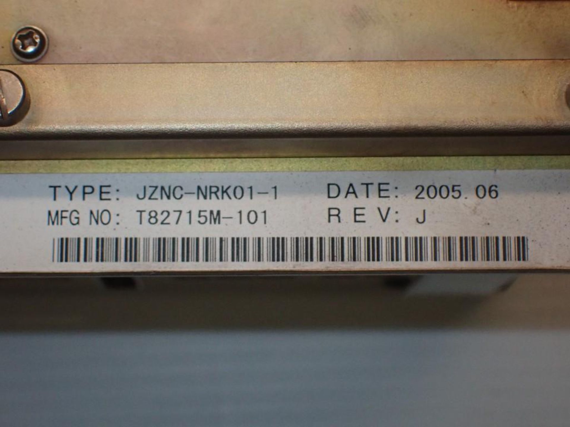 Yaskawa Rack #JZNC-NRK01-1 w/ Power Supply #CPS-420F & Boards - Image 8 of 9