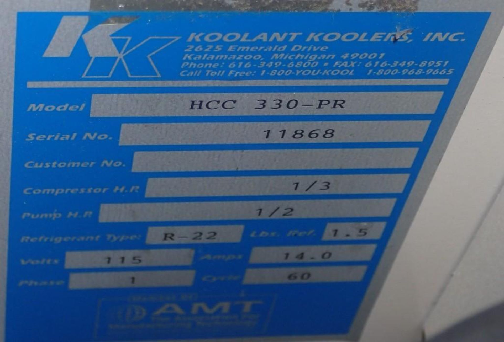 Koolant Koolers #Hcc 330-PR Chiller - Image 4 of 4