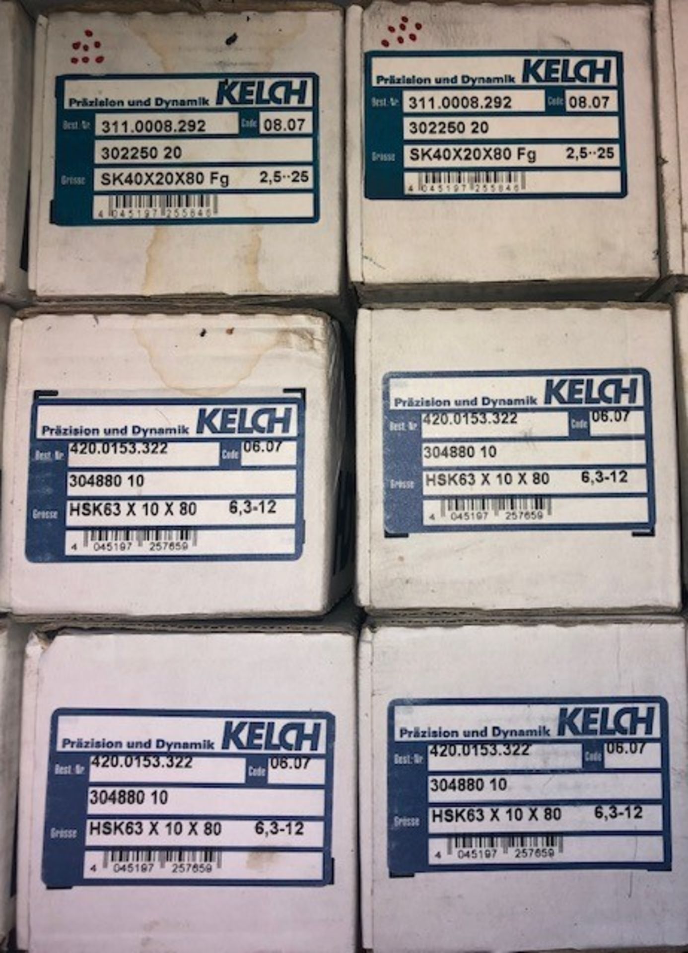 Lot of (56) *NEW* Kelch Shrink Fit Tool Holders