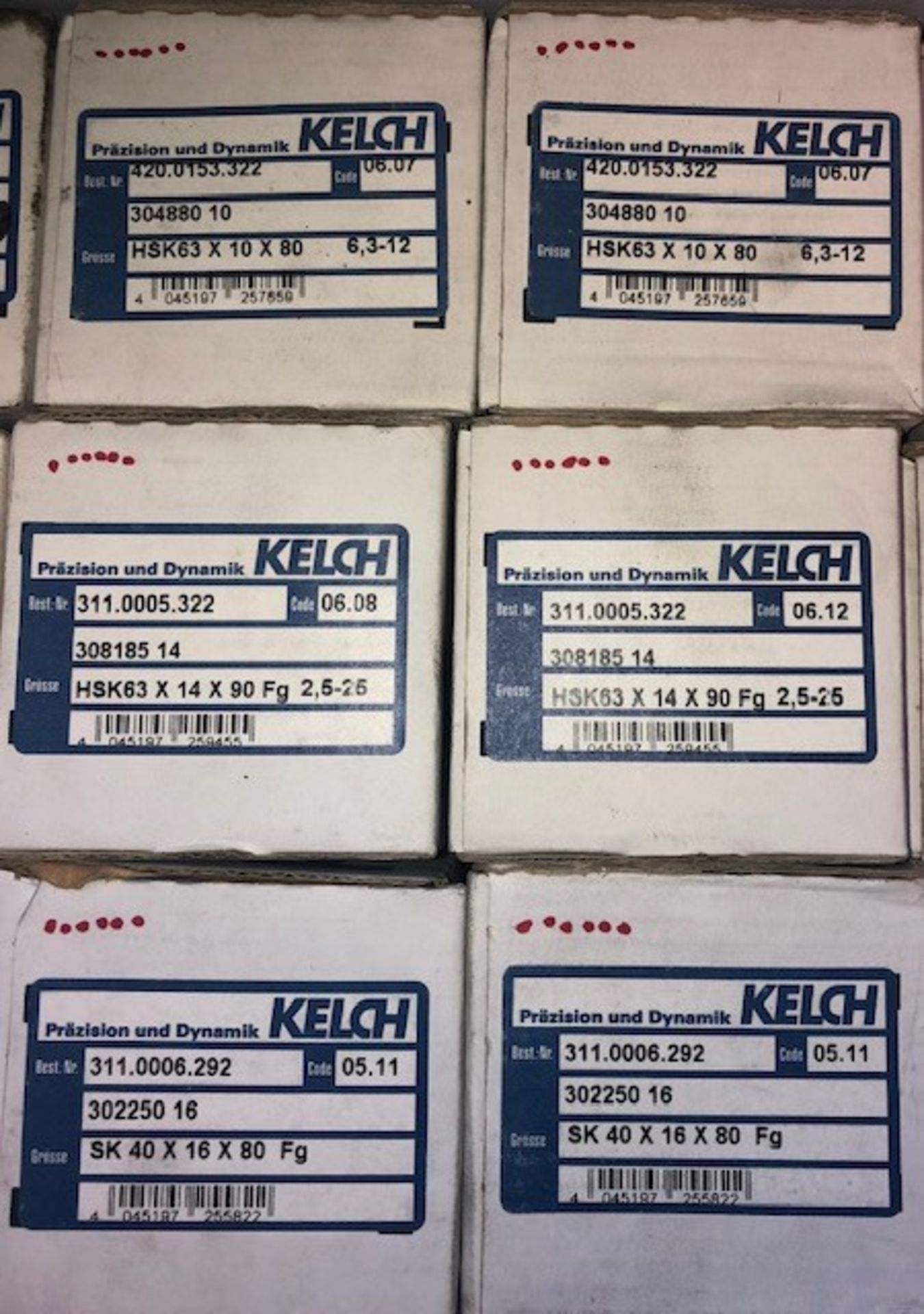 Lot of (56) *NEW* Kelch Shrink Fit Tool Holders - Image 2 of 23