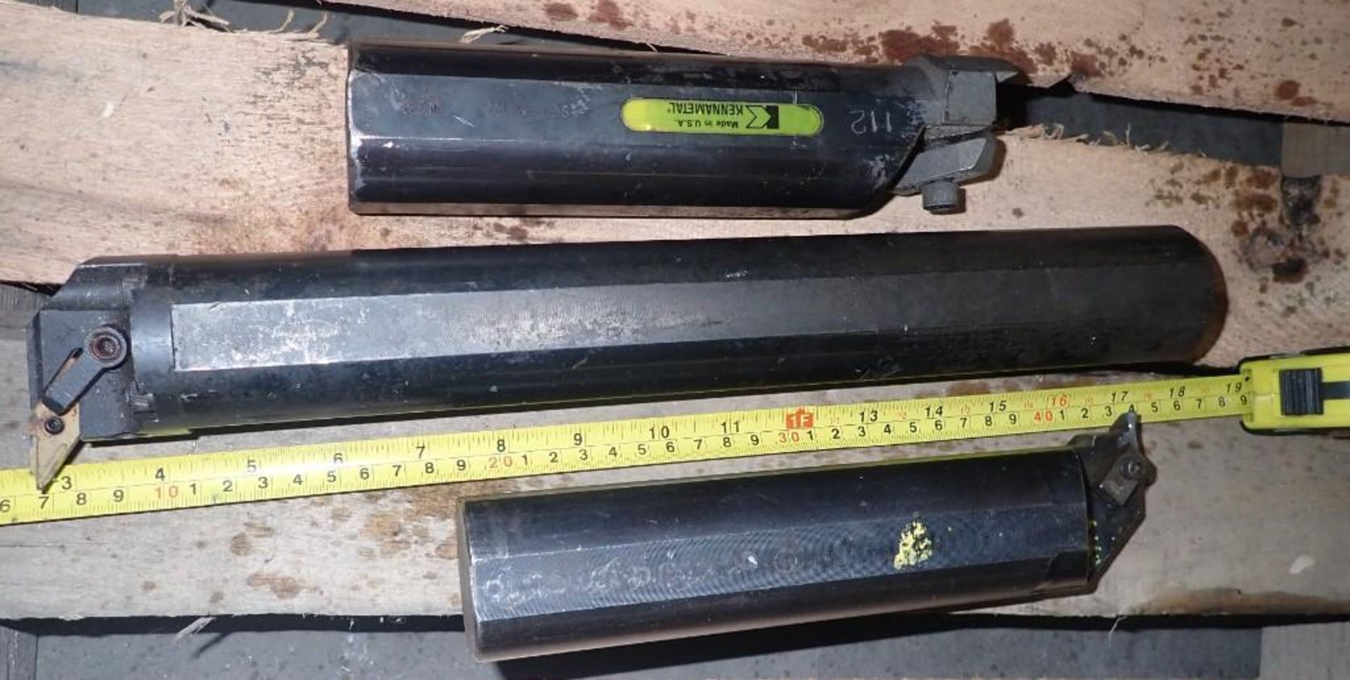 Lot of (3) 2" Diameter Boring bars