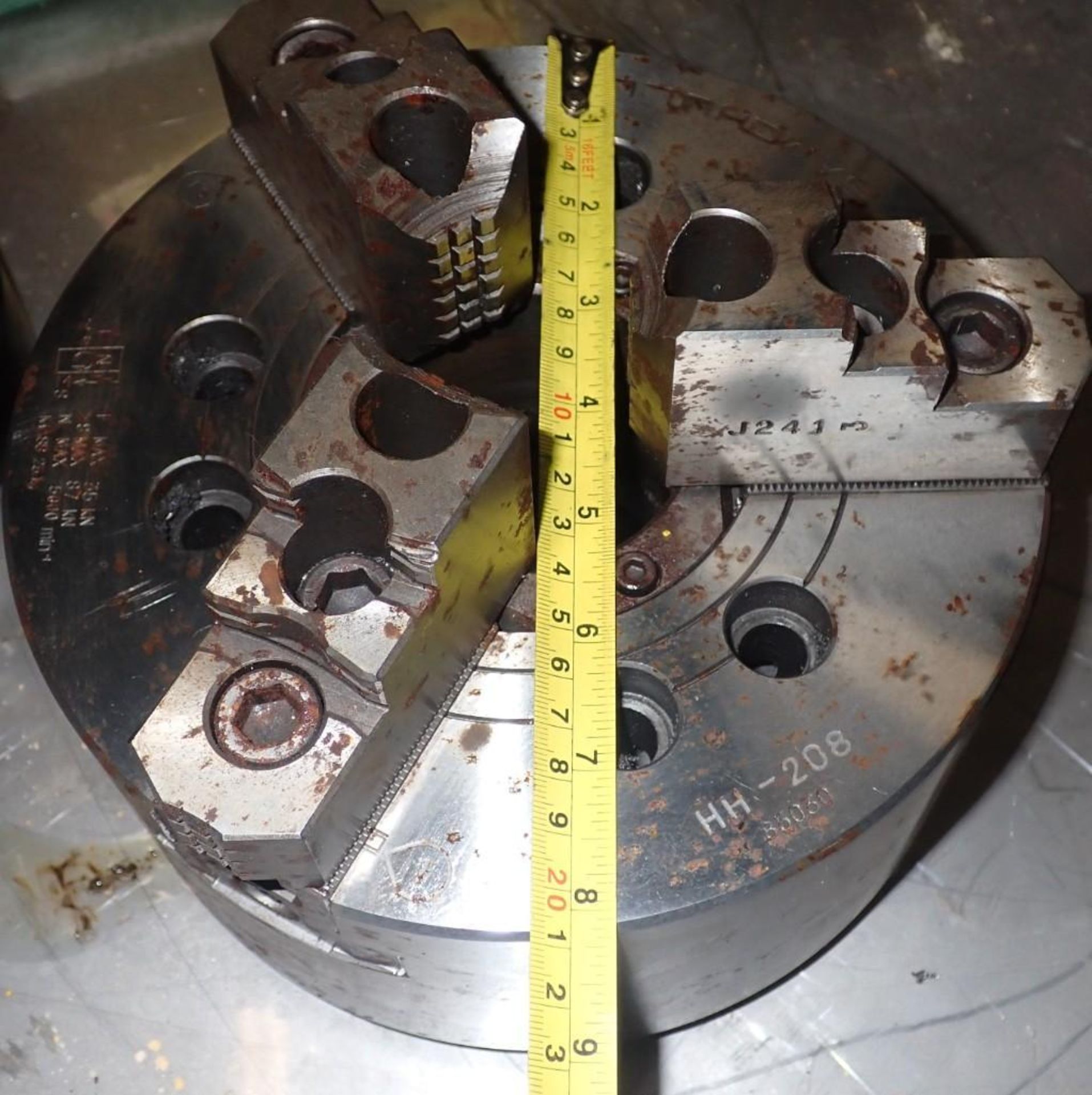 8" Samchully #HH-208 CNC Lathe Chuck - Image 3 of 7