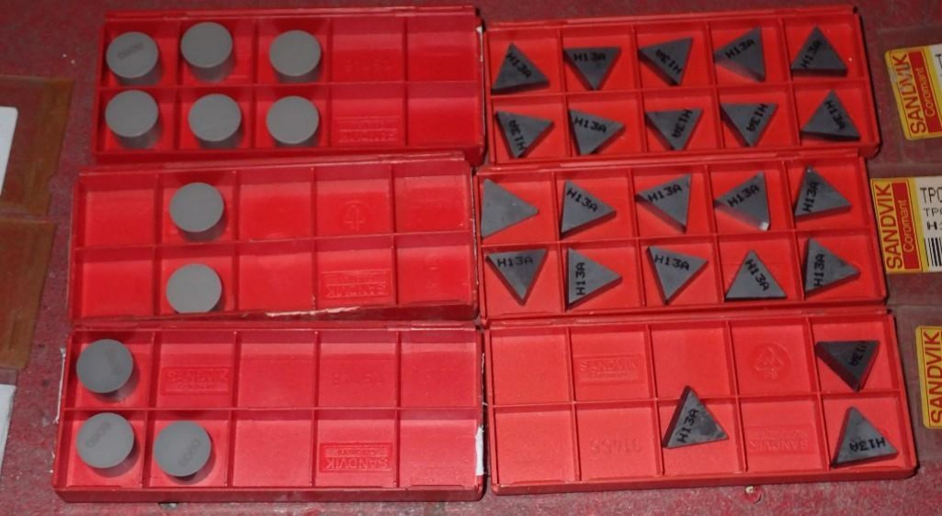 Lot of Misc Sandvik Carbide Inserts