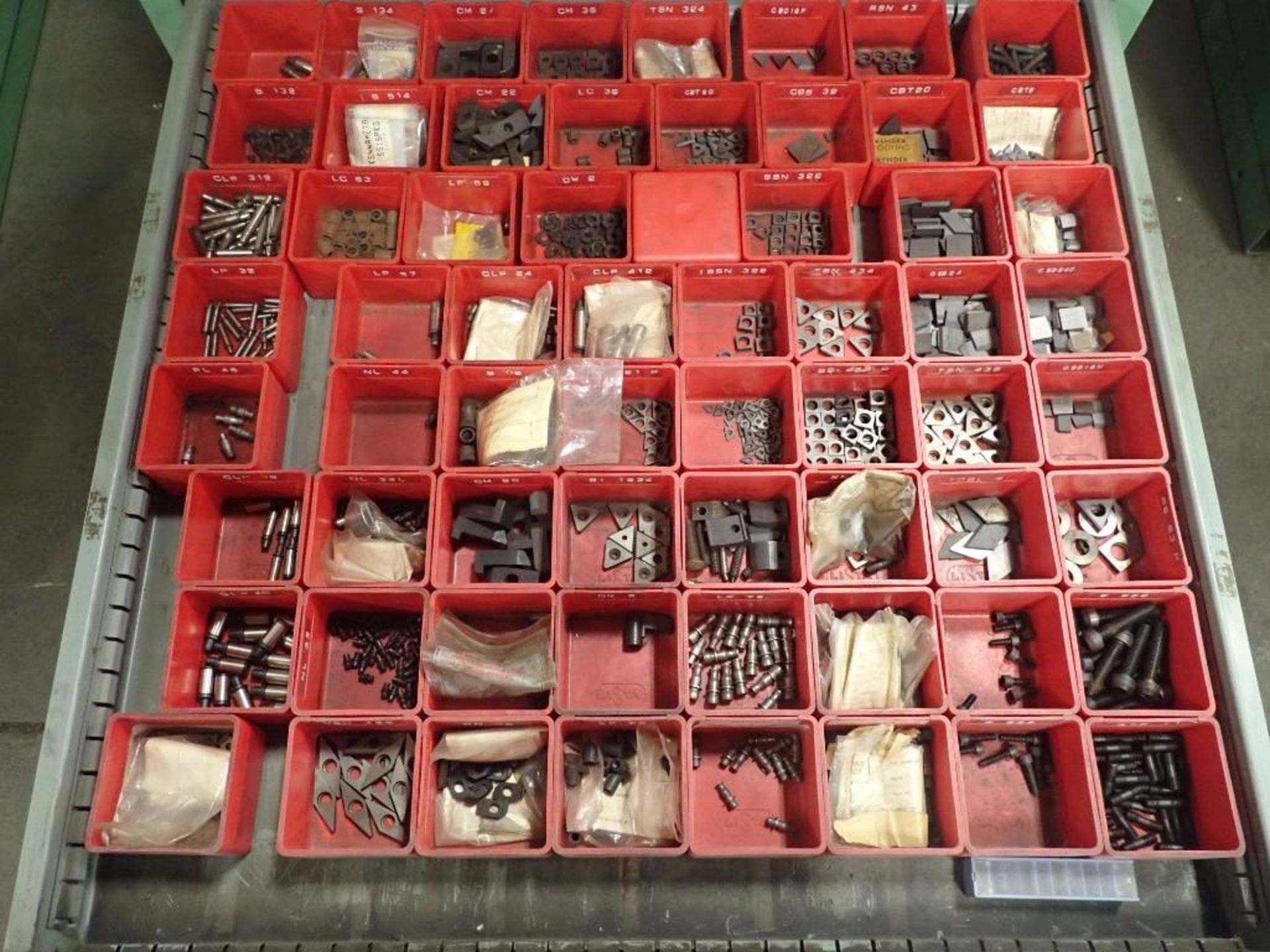 Lot of Carbide Inserts, Screws & Misc