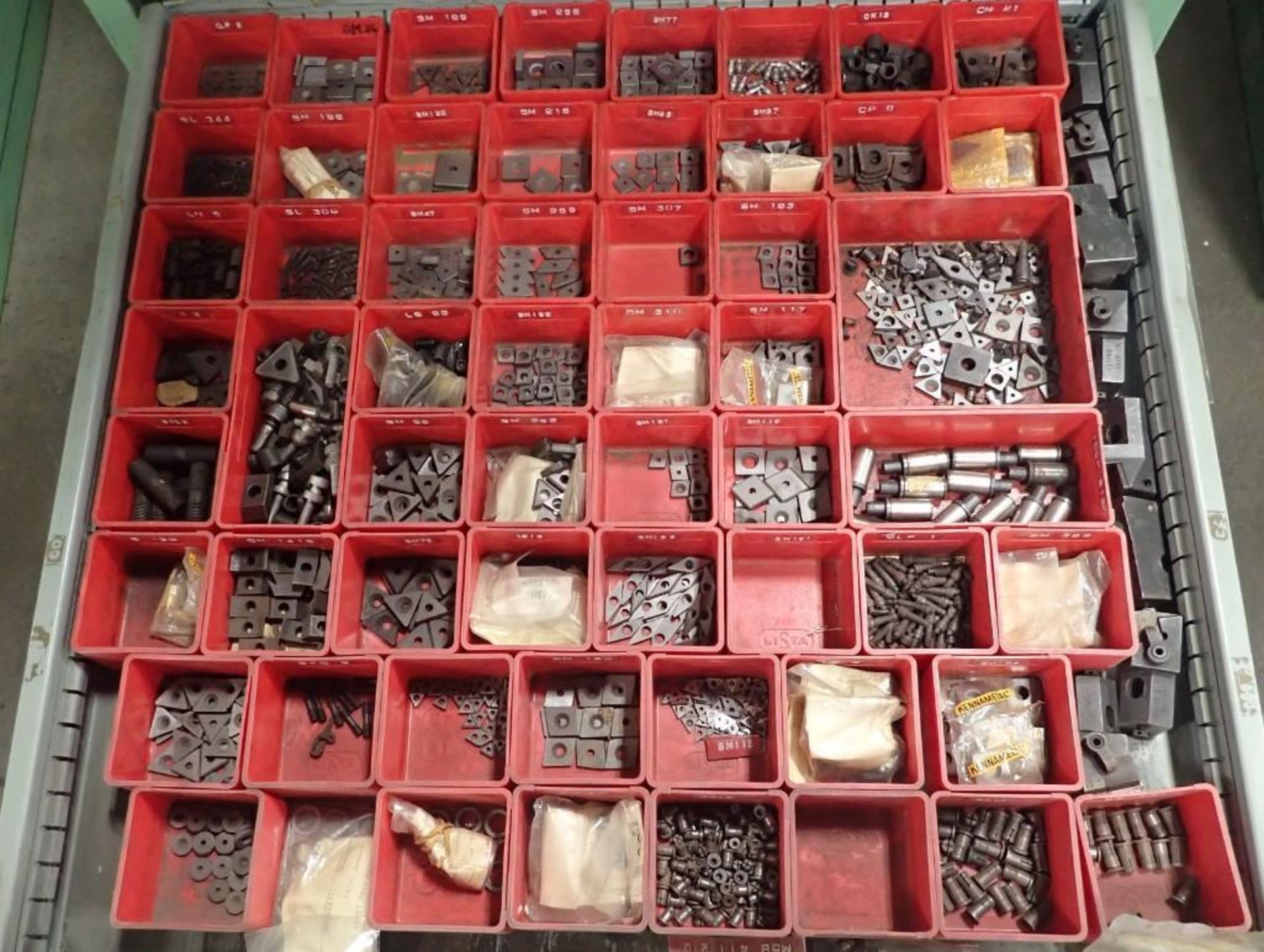 Lot of Carbide Inserts, Screws & Misc