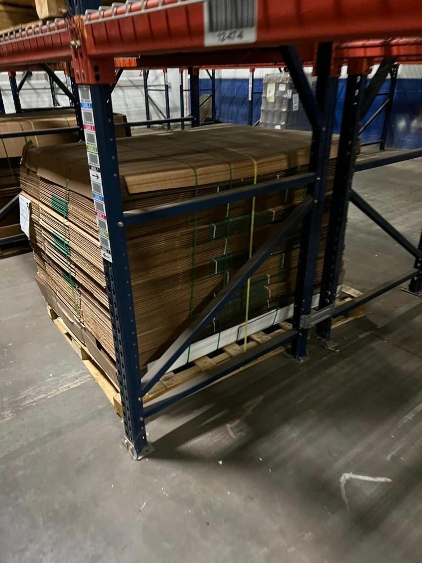 (5) Sections of 42" x 8' x 16' Tear Drop Pallet Racking - Image 6 of 9