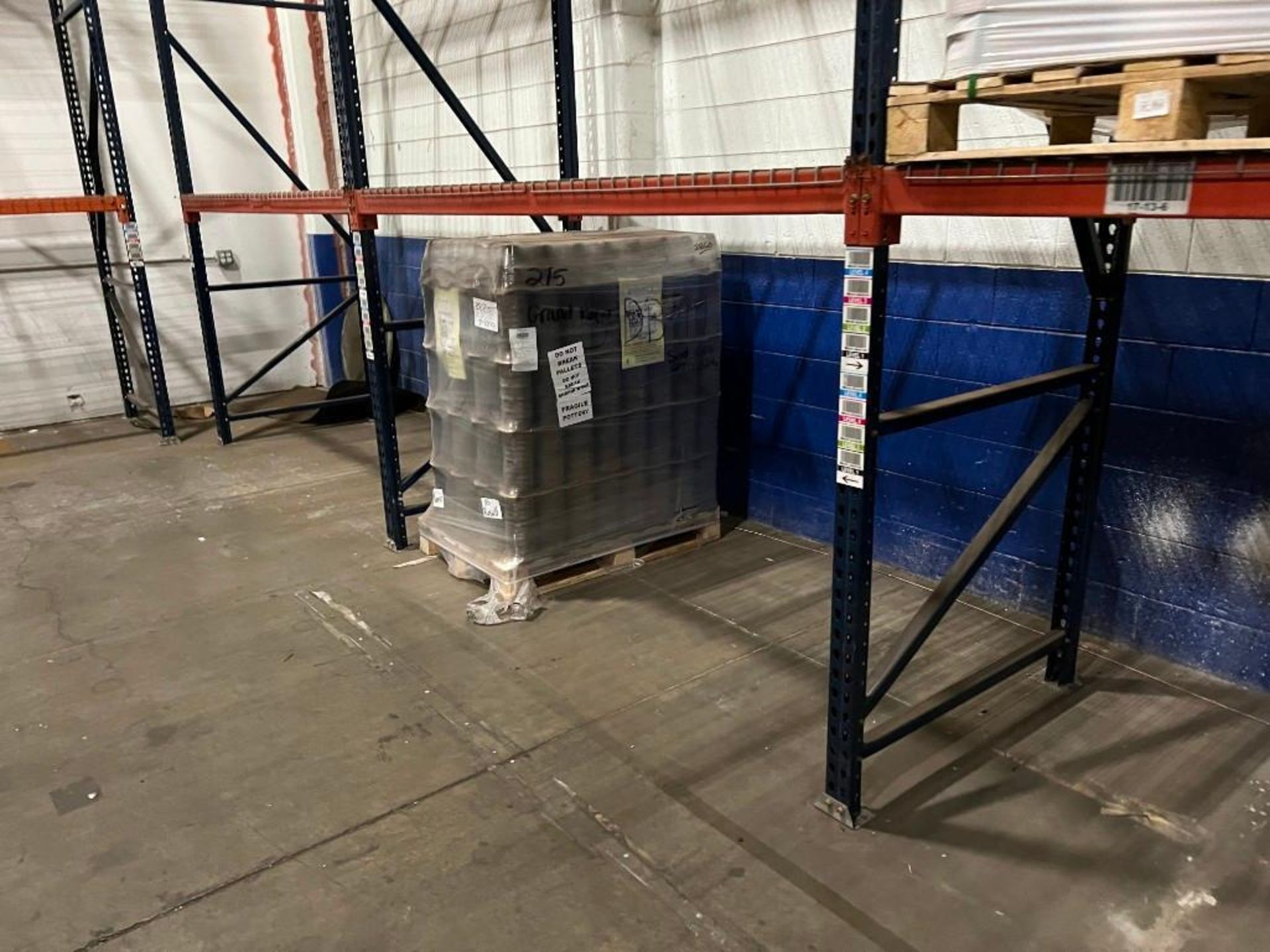 (7) Sections of 42" x 8' x 16' Tear Drop Pallet Racking - Image 5 of 7