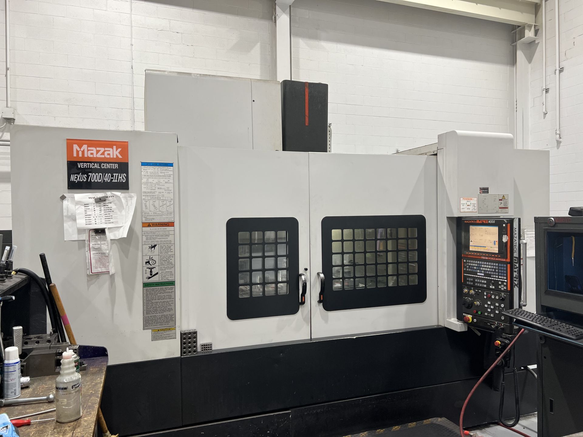 2010 Mazak 700D/40 IIHS Vertical Machining Center