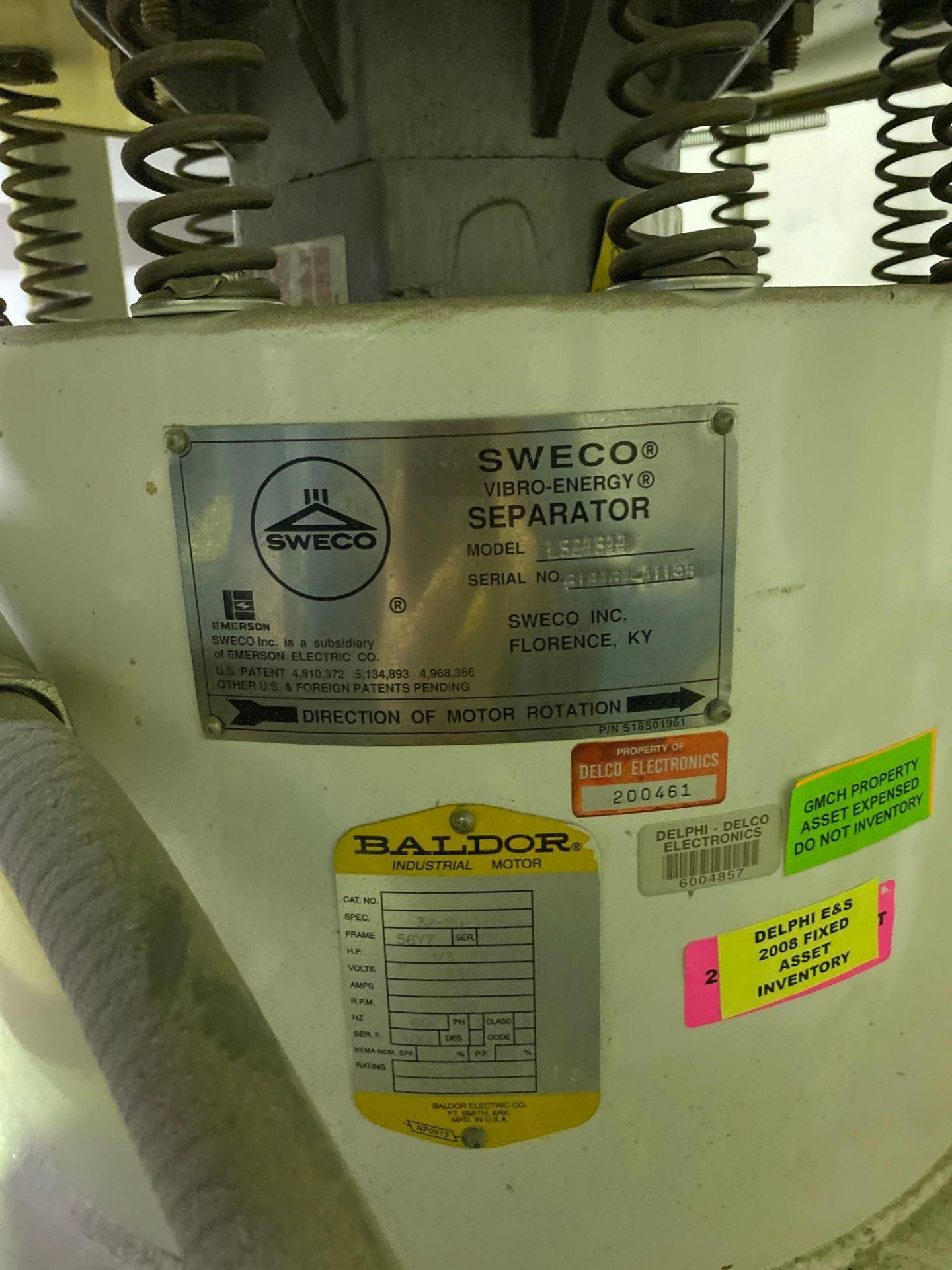 Sweco Vibro Energy Separator # LS24S44 - Bild 5 aus 9