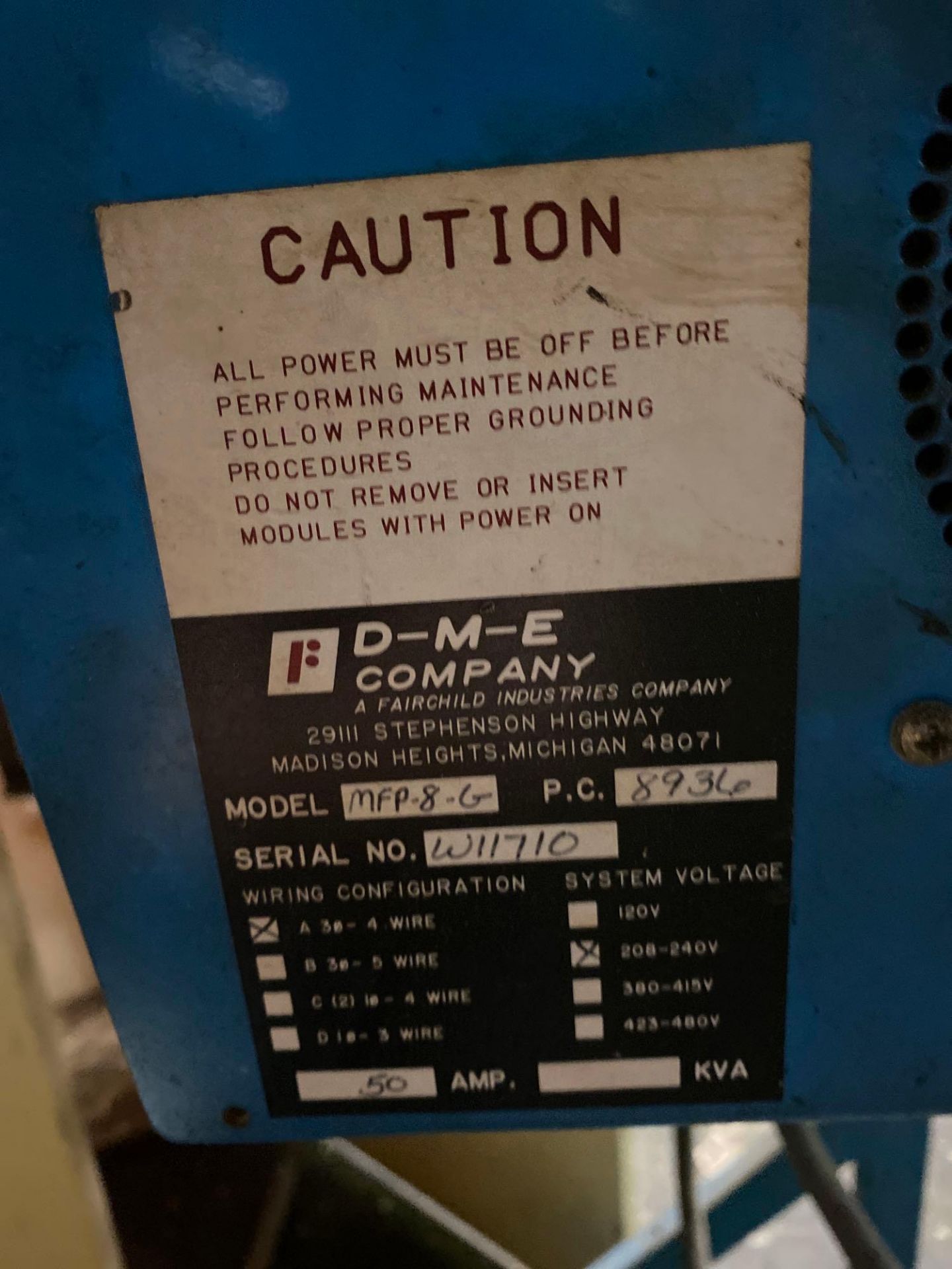 D-M-E Hot Runner w/ Module No Transformer on Cart - Image 2 of 3