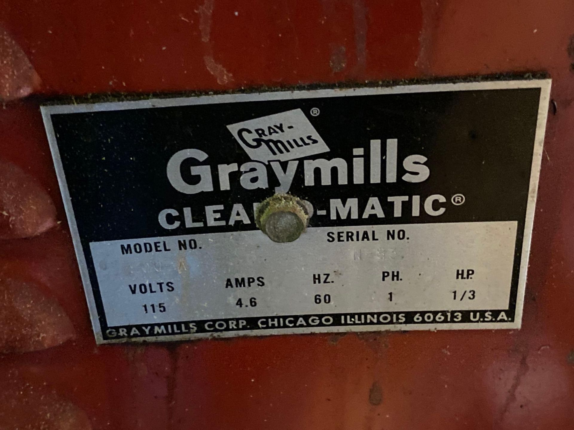 Graymills 500-A Clean-Matic Parts Washer - Image 2 of 5