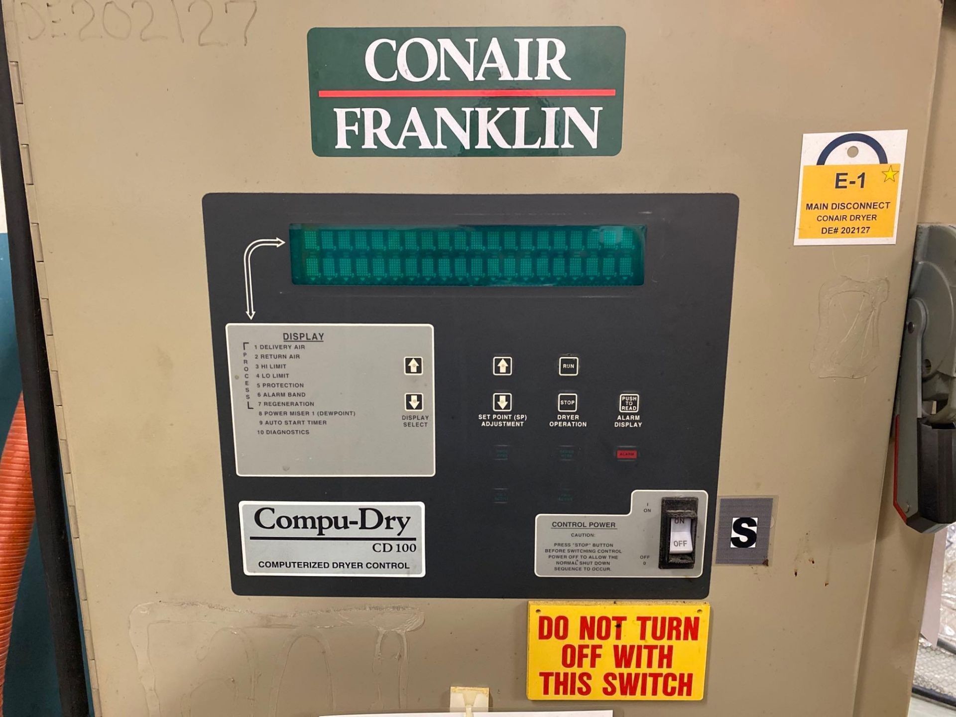 Conair Franklin Computer-Dry CD100 Computerized Dryer Control - Image 2 of 4