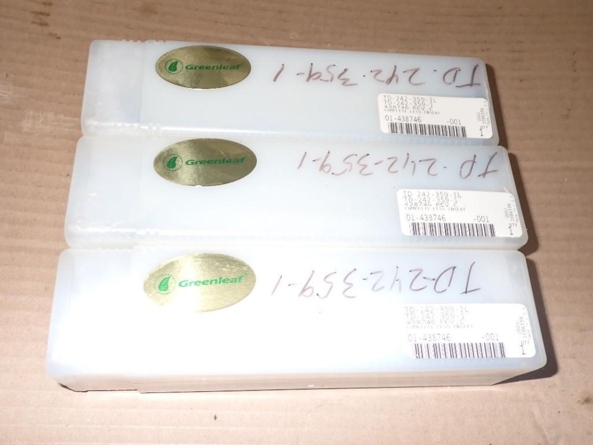 Lot of (3) Greenleaf #TD-242-359-1L Lathe Holders