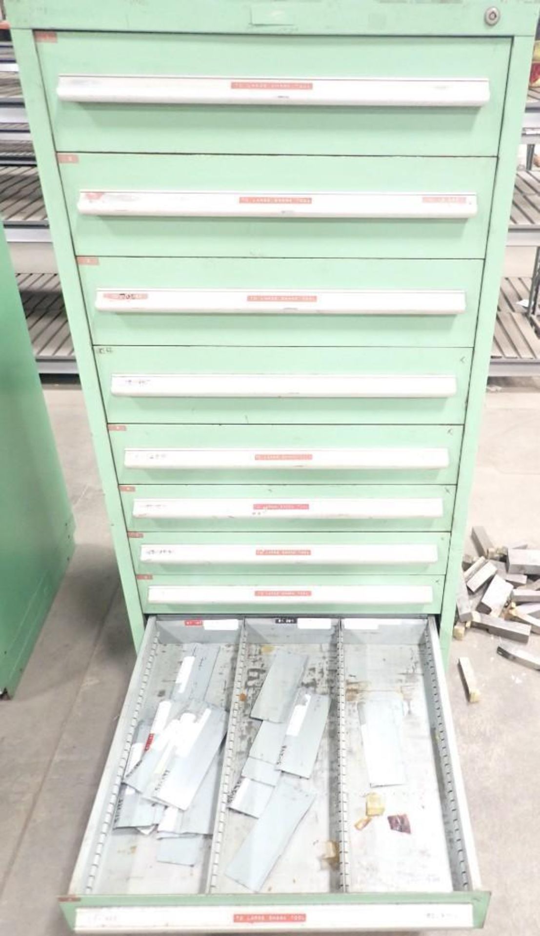 10 Drawer Vidmar Style Cabinet - Image 11 of 12