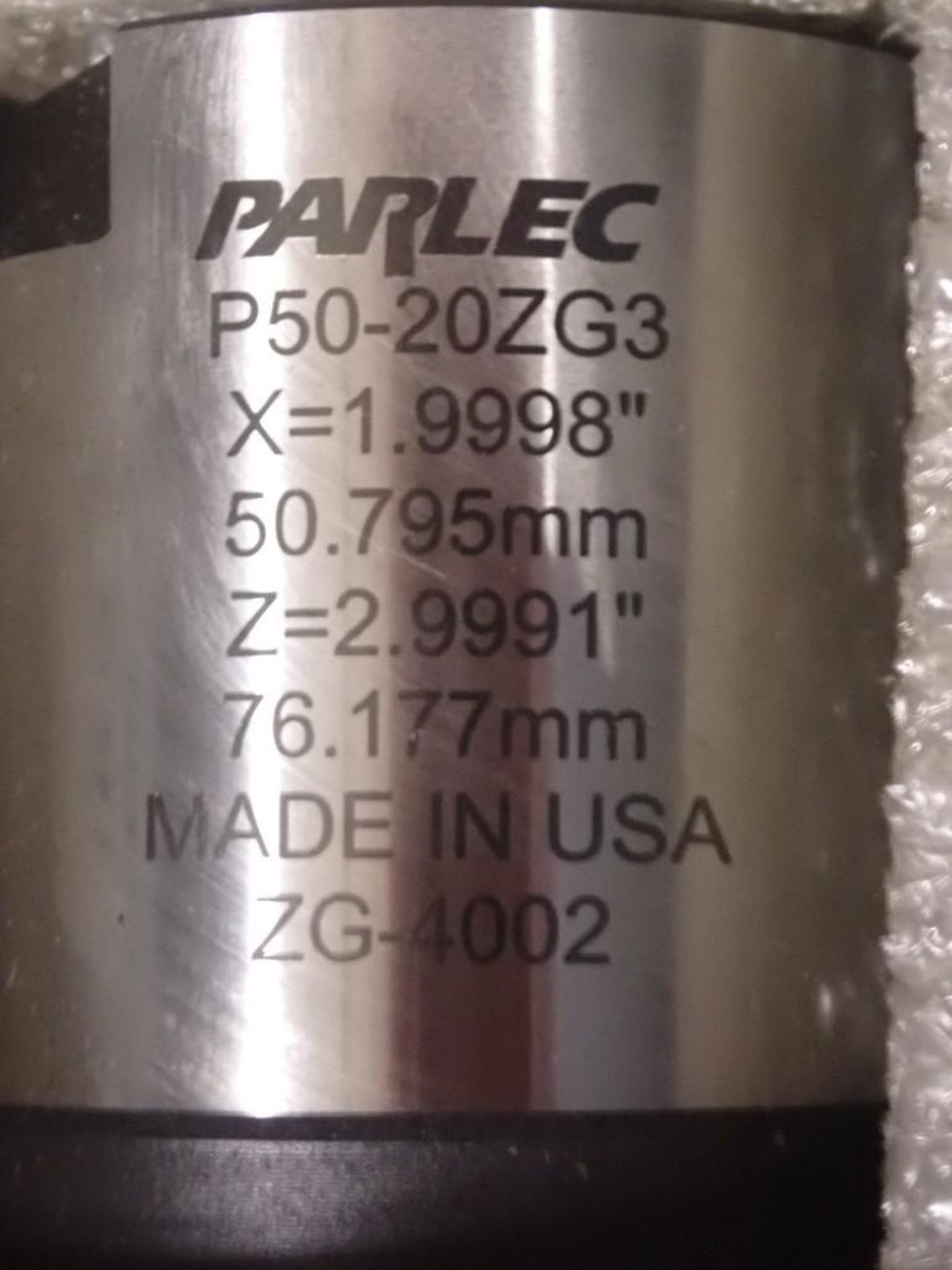 Parlec #P50-20ZG3 Zero Gage 50 Taper Holder - Image 4 of 4