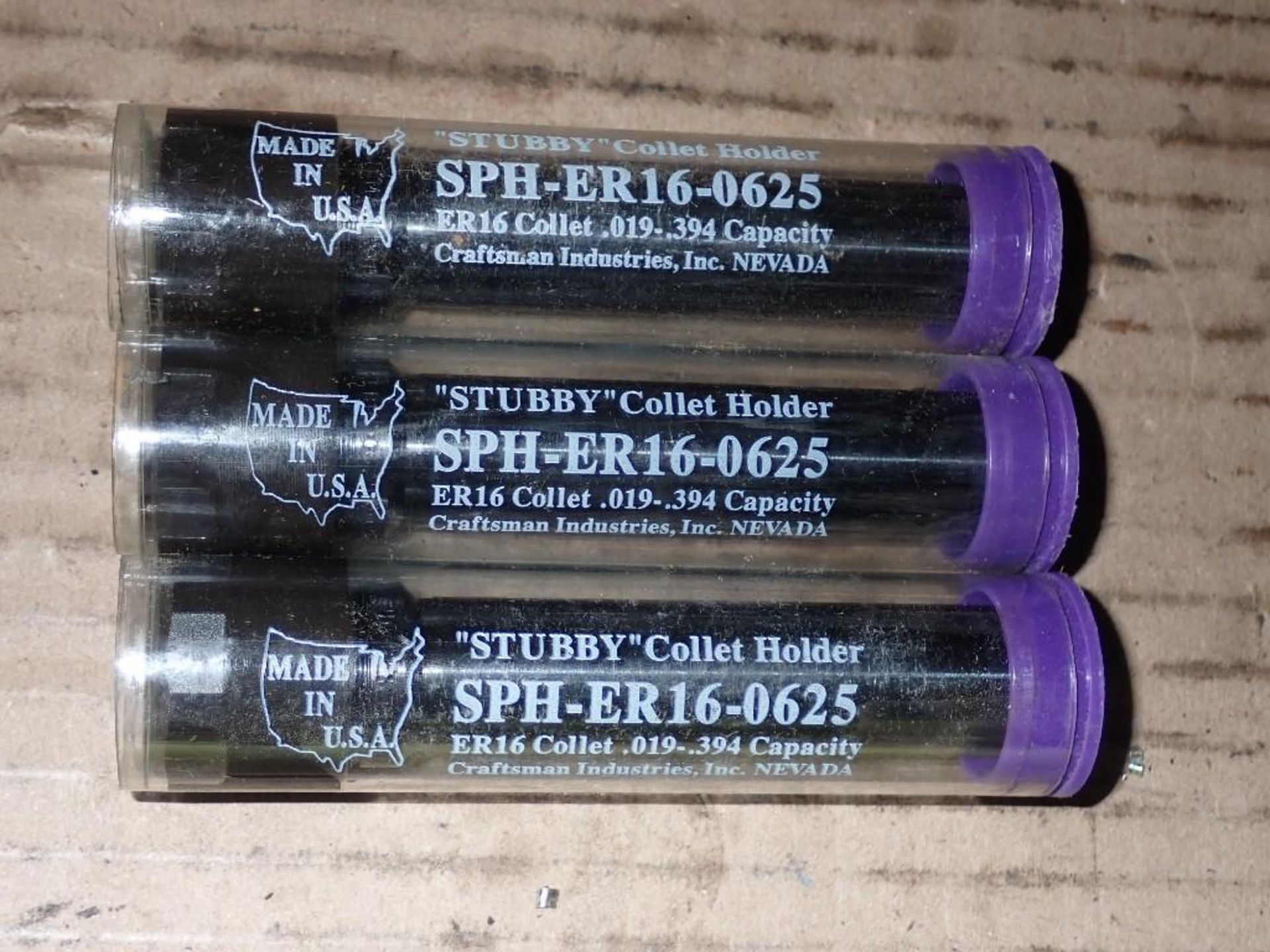 Lot of (7) "Stubby" Collet Chucks - Image 2 of 4
