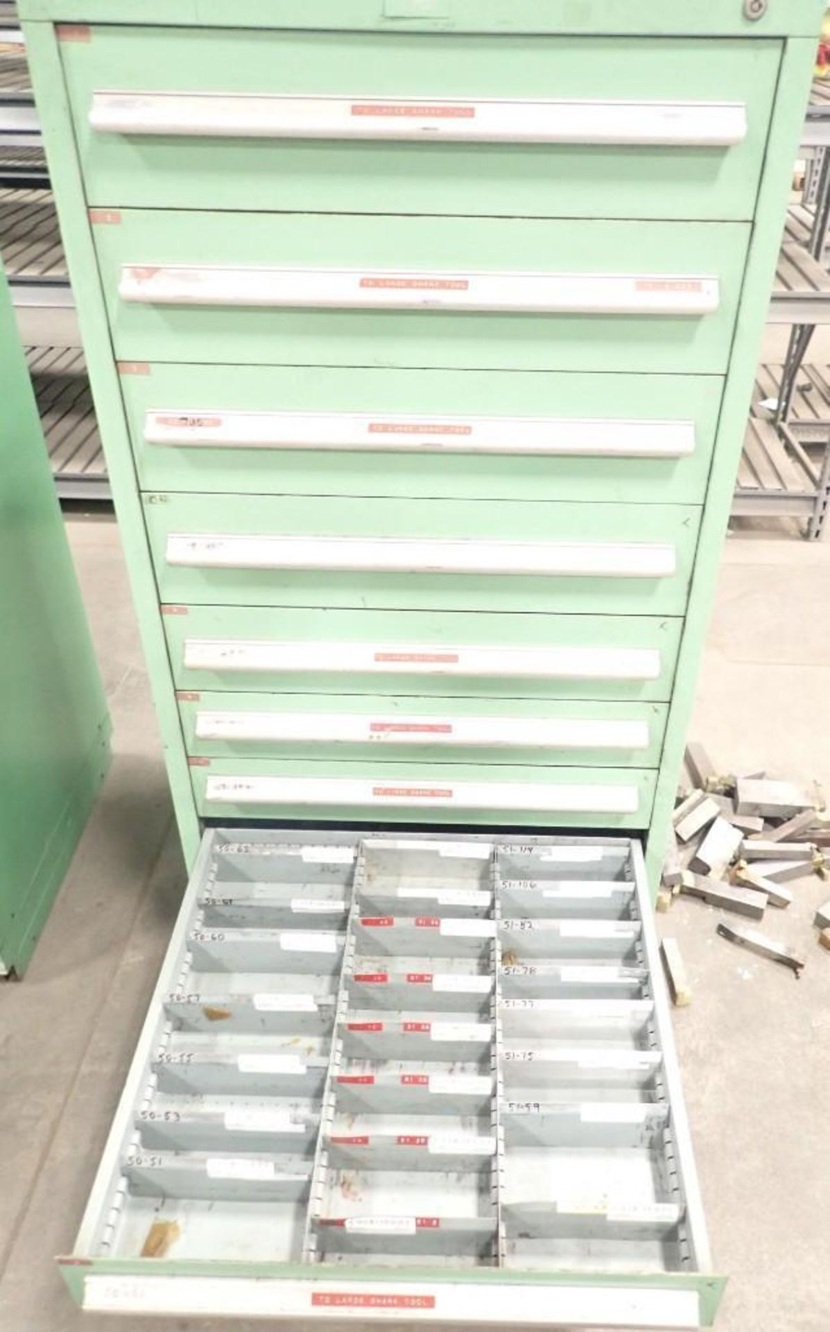 10 Drawer Vidmar Style Cabinet - Image 10 of 12